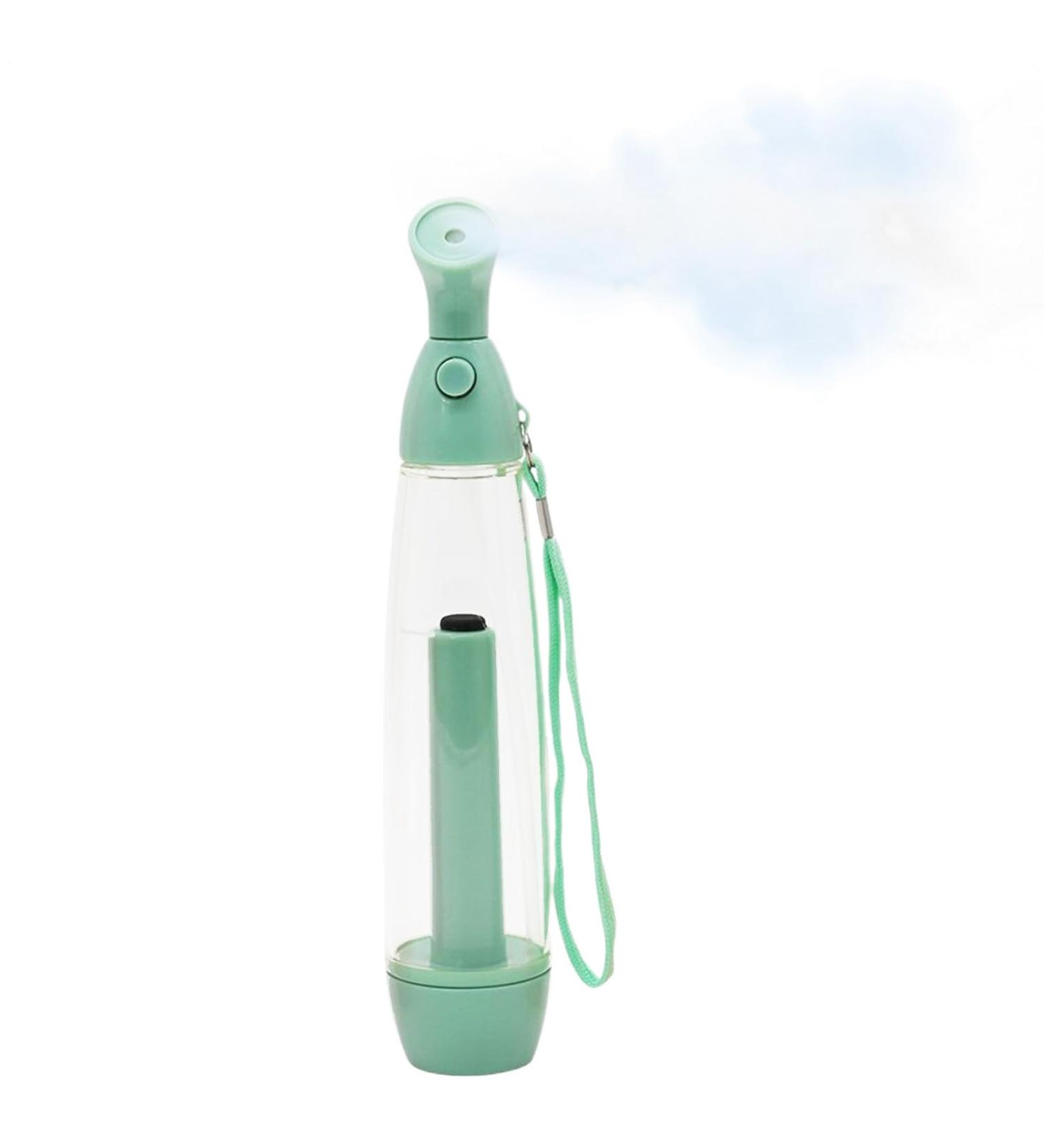 Brume Visage | Visage Hydratant Portable pour Yeux Petit Appareil de Brumisation Manuel et Portatif L ger pour Soins de la Peau Maquillage des Yeux Camping et Voyage pour Femmes et Hommes Vert - Buy Online on GoSupps.com