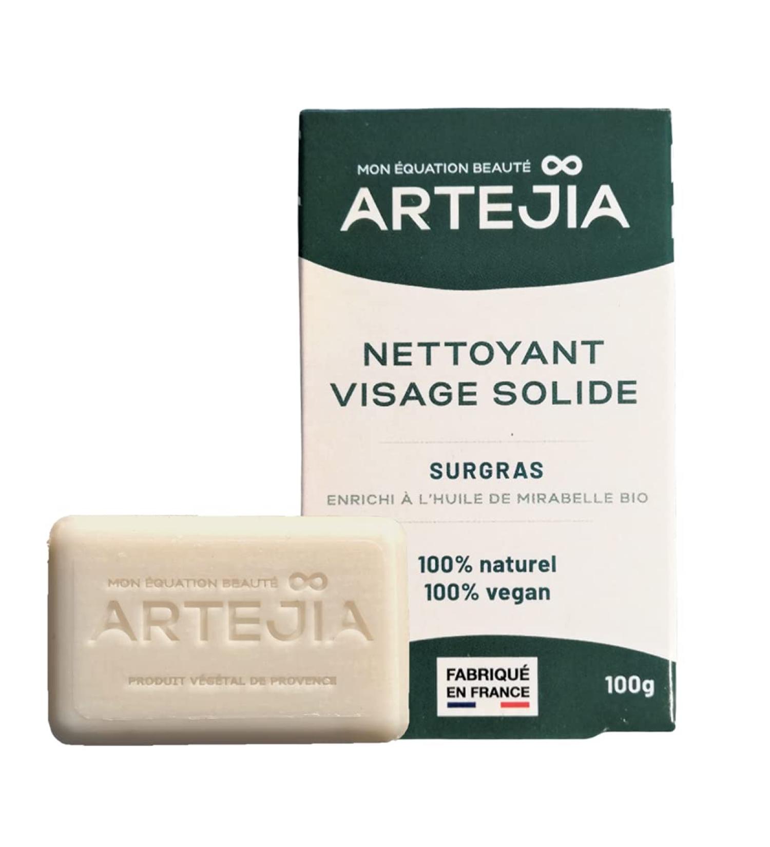 Facial Cleansing Soap for Sensitive Skin Superfatted with Organic Mirabelle Plum Oil Natural Gentle Vegan and Eco-Responsible - Buy Online on GoSupps.com