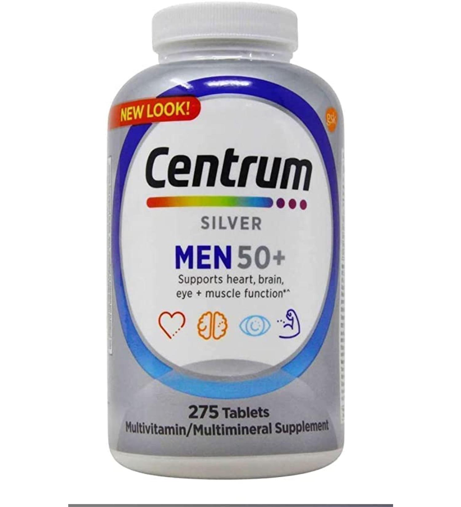 Centrum Silver Men 50+ 275 Tbs 275 Count (Pack of 1)