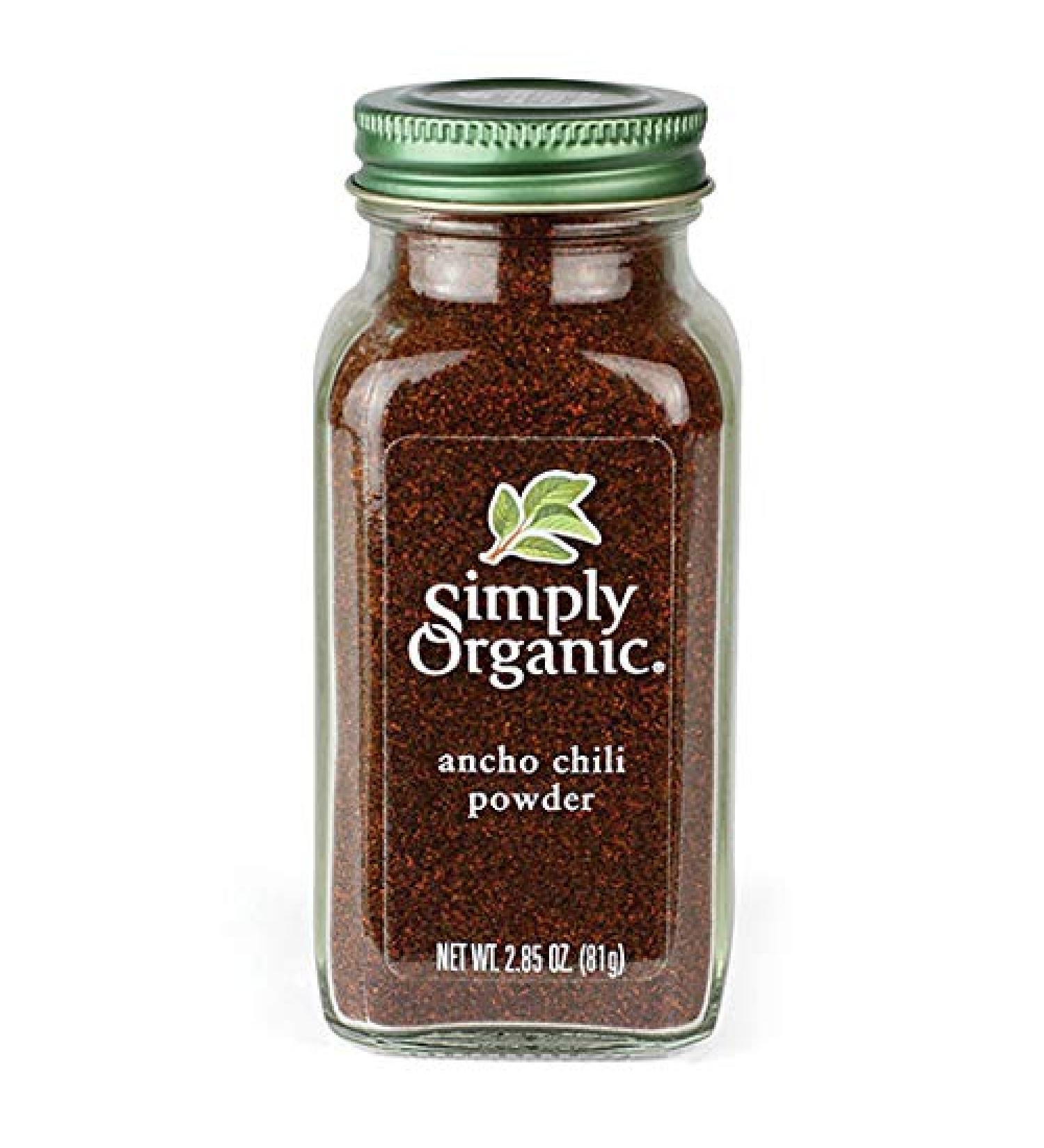 Certified Organic Ancho Chili Powder - 2.85 oz | Simply Organic - Buy Online on GoSupps.com