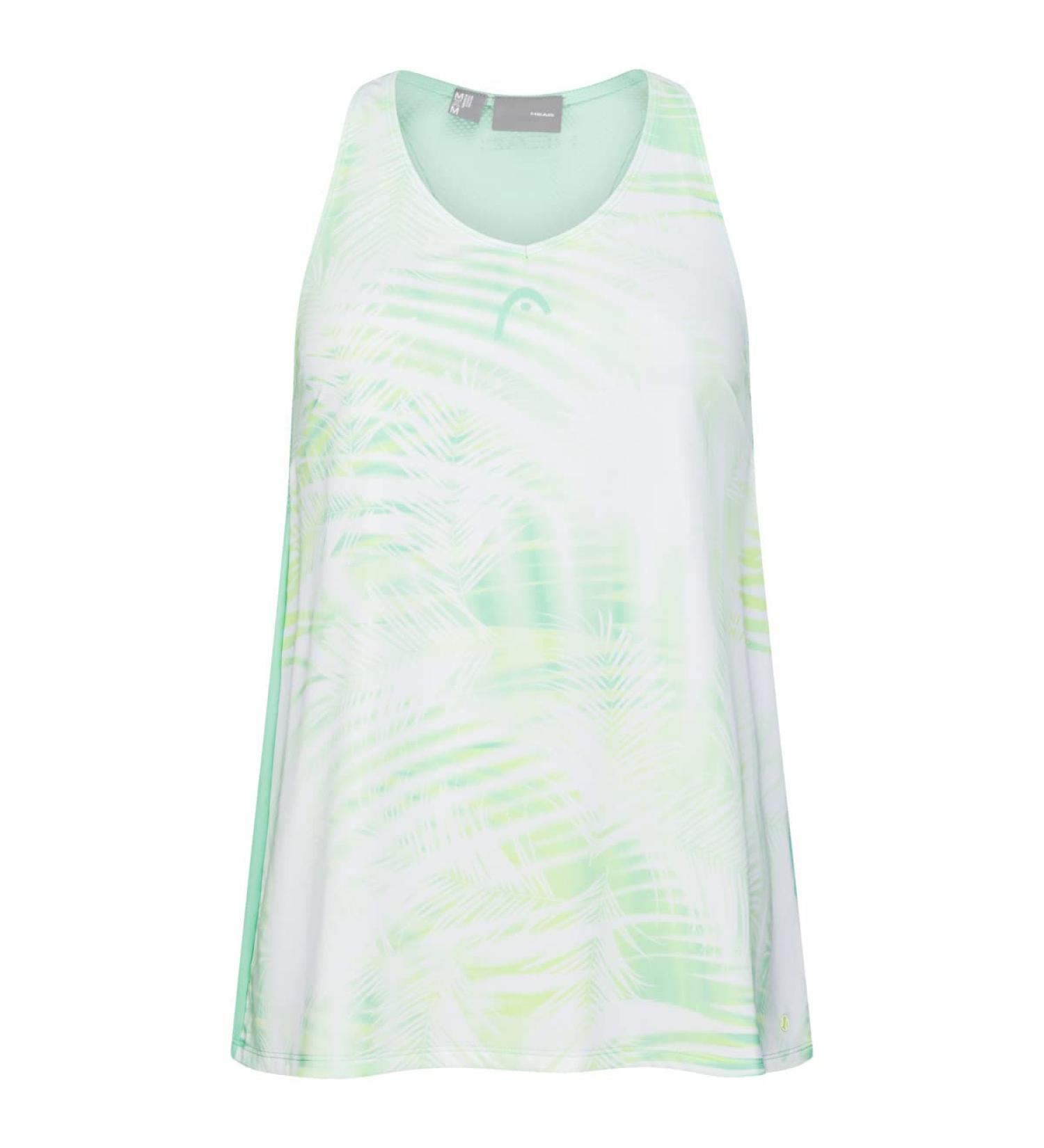 HEAD AGILITY Tank Top Girls pastel green/print 152