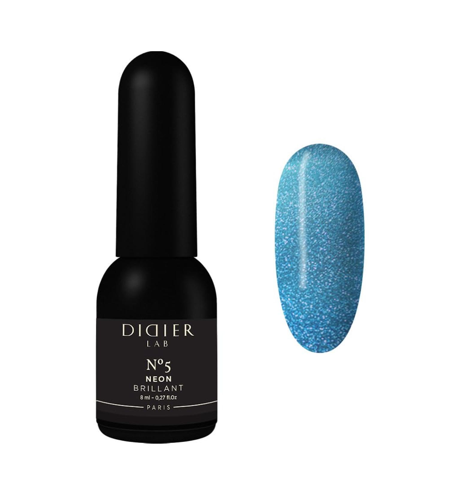 Didier Lab - Premium UV Gel Nail Polish - Brillant Neon No5- Gel Nail Varnish - Nail Art - Long-Lasting High Gloss Wear - Gel Nail Polish - Gel Nails - Glitter Gel Nail Polish - Rich Pigment - 8ml - Buy Online on GoSupps.com