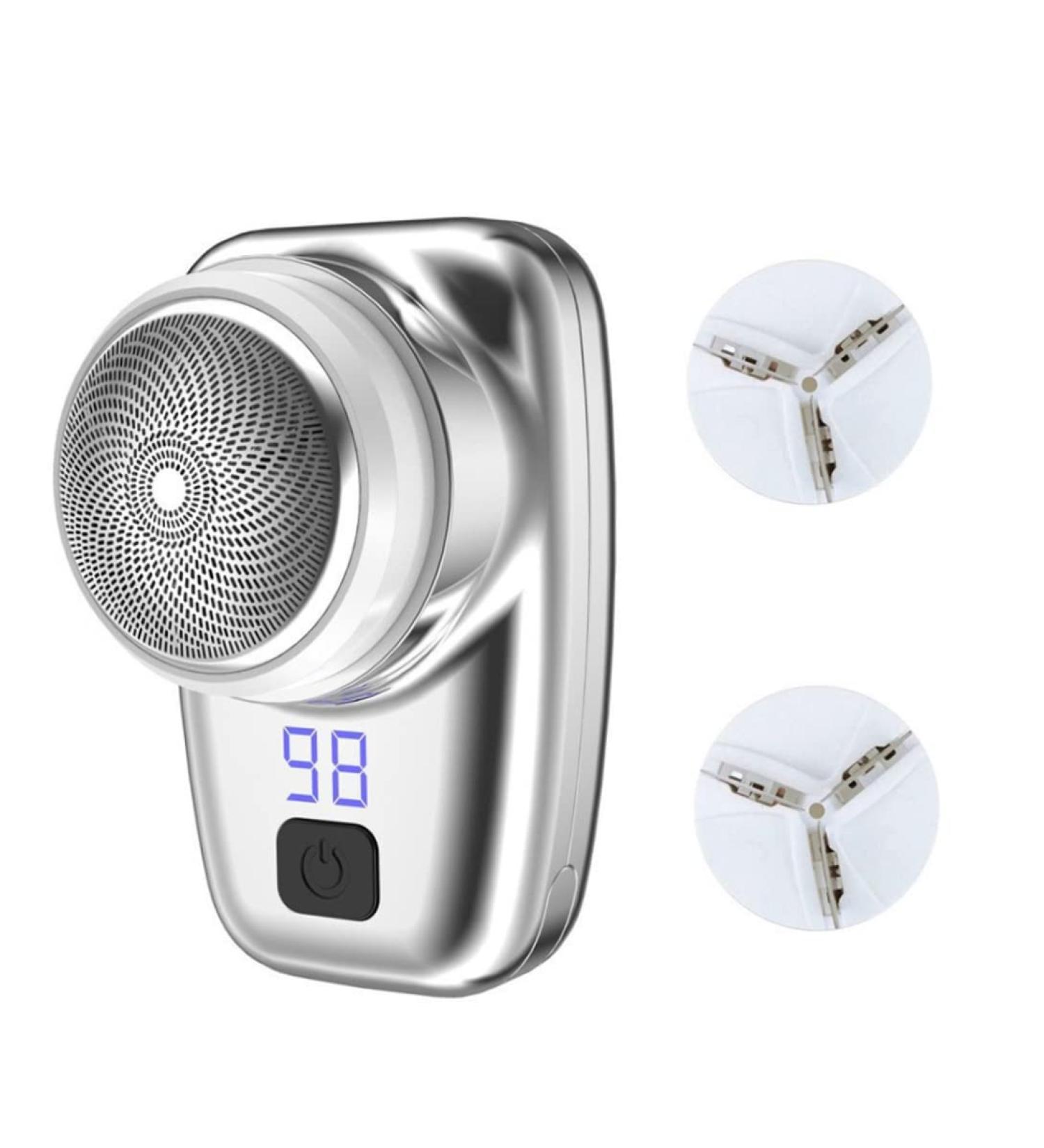 Mini Shaver Portable Electric Razor Waterproof USB Rechargeable Face Shaver Mens Shaver - Buy Online on GoSupps.com