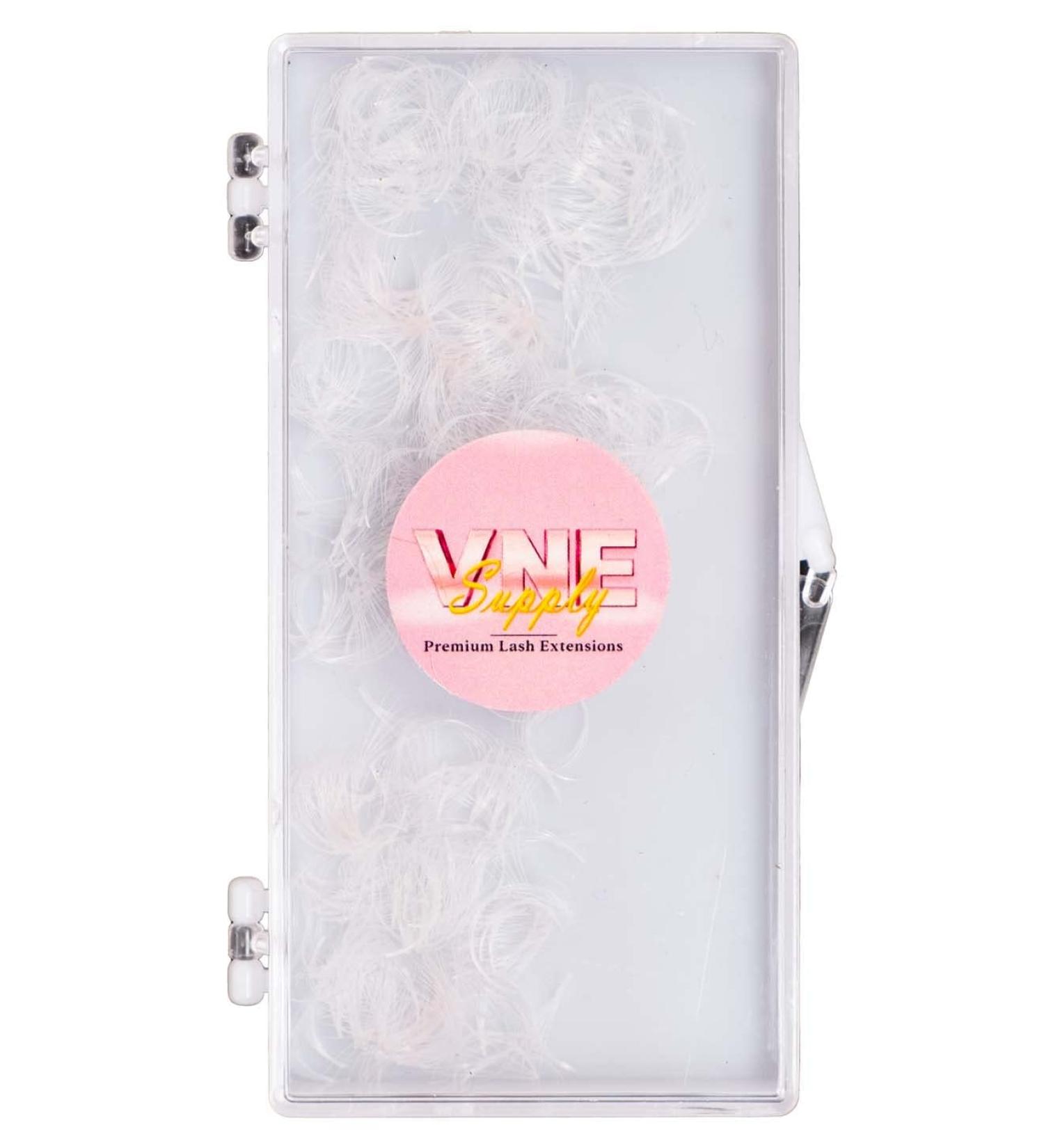 VNE 500 Colorful Premade Volume Fans | Mega Volume Lash Extensions | 15mm D Curl White 6D | Single Color Box - Buy Online on GoSupps.com