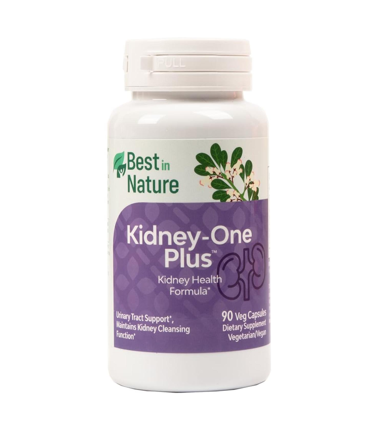 Best in Nature Kidney-One Plus | Kidney Cleanse with Uva Ursi Parsley Seed Fennel and Horsetail 90 Veg Capsules