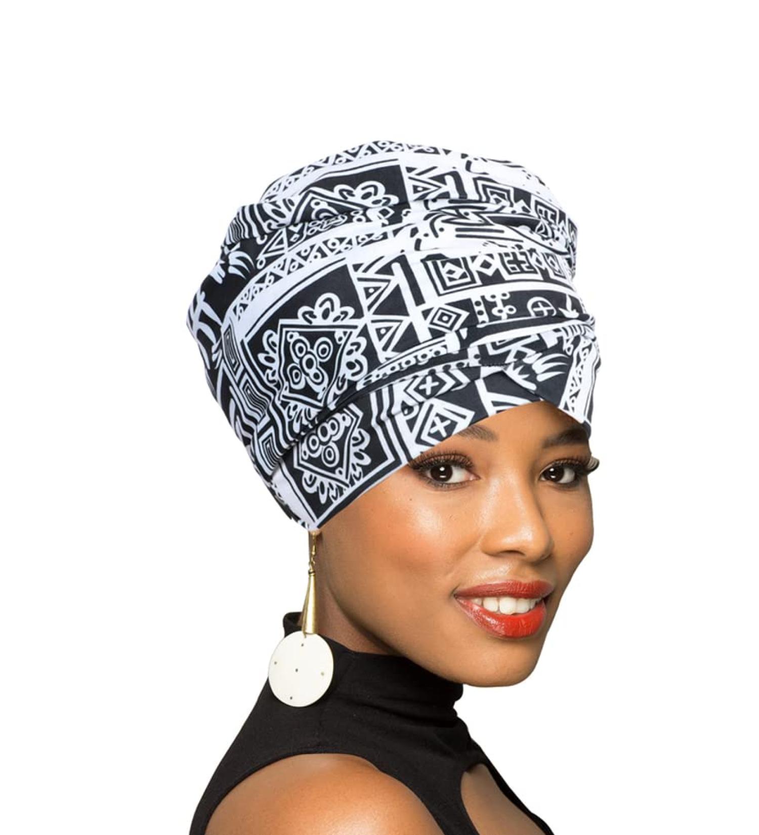 Turban Head Wrap Scarf African Long Scarf Turban Shawl Hair Bohemian Headwrap