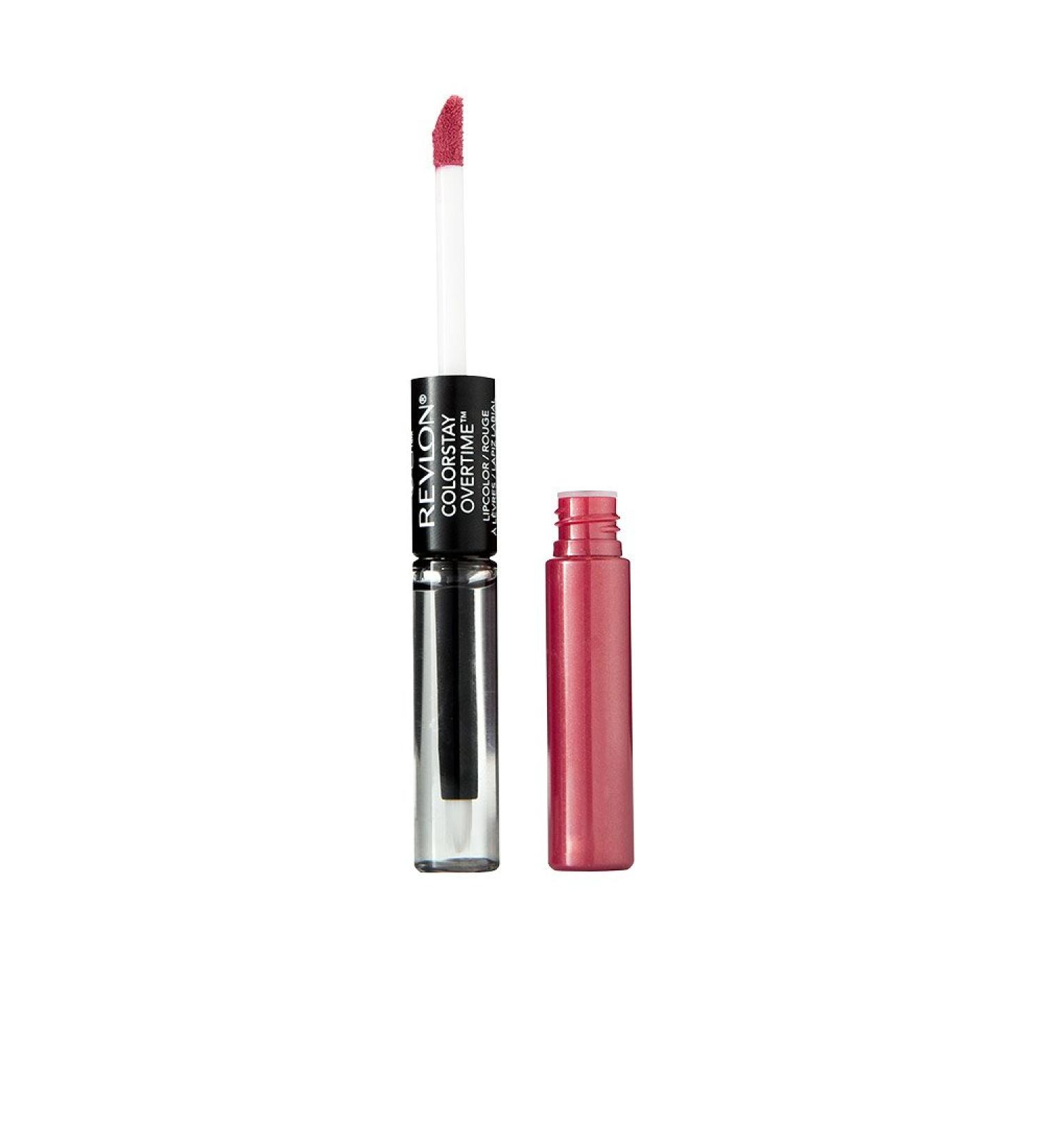 Revlon ColorStay Overtime Liquid Lip Color Infinite Raspberry 005 0.07 oz (Pack of 3)