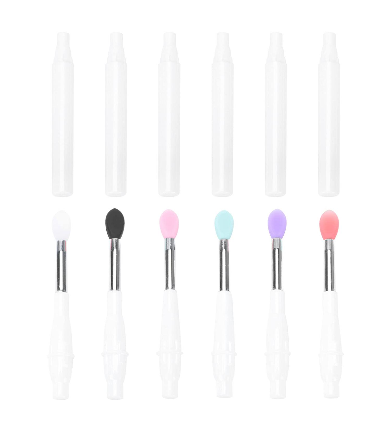 Buy 6pcs Silicone Lip Brush Set - Lipstick Applicator & Mask Tool for Perfect Makeup Application | International Shipping Available - Buy Online on GoSupps.com