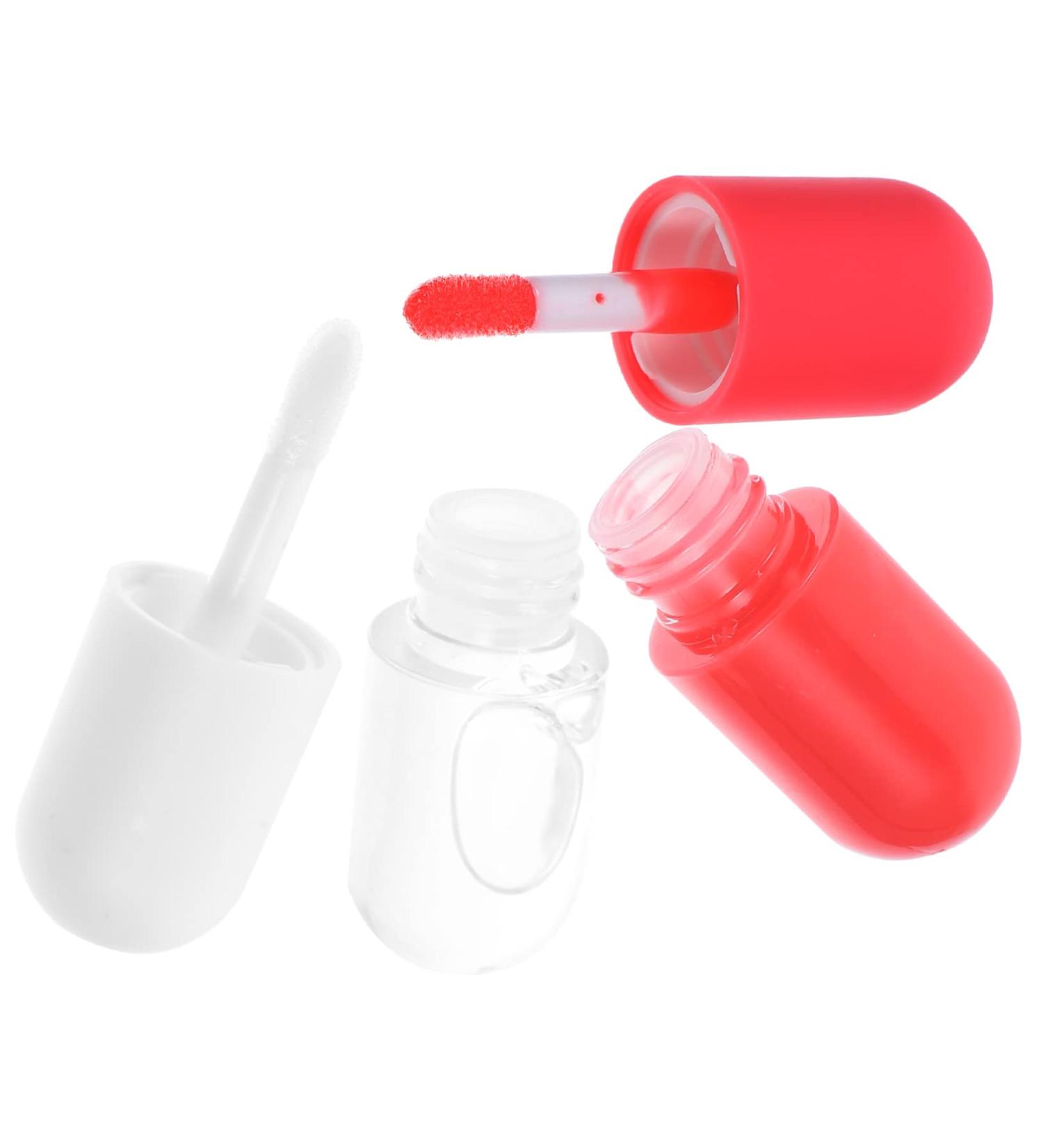 Beatifufu 2pcs Lip Plumper Gloss Duo - Moisturizing & Plumping Lip Care Set, Rosy Transparent - 5.3x1.8x1.8cm - Buy Online on GoSupps.com
