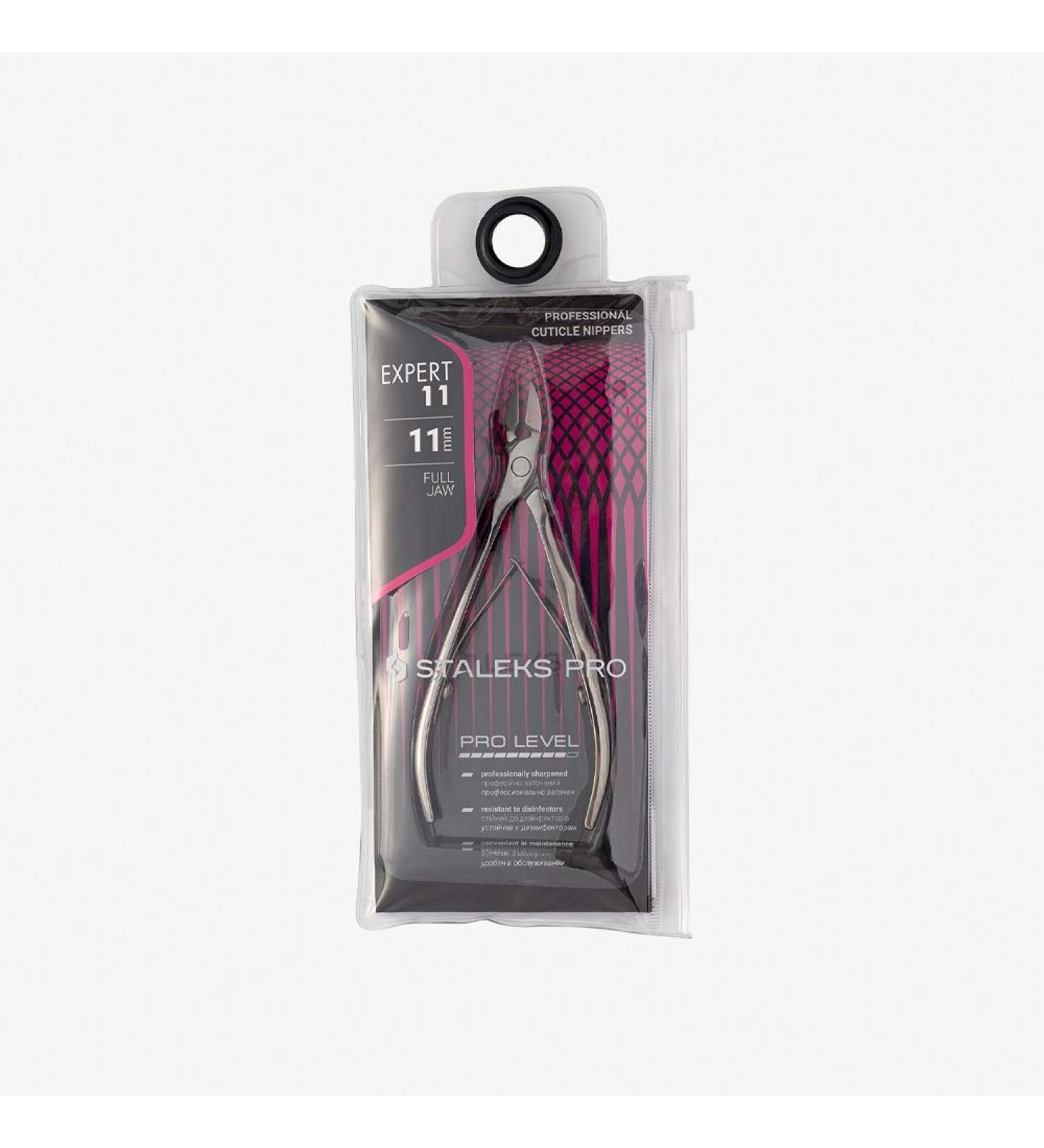 Staleks Pro Cuticle Nippers NE-11-11 Full Jaw 0.43 Inch - Expert Precision for Professional Results - Buy Online on GoSupps.com