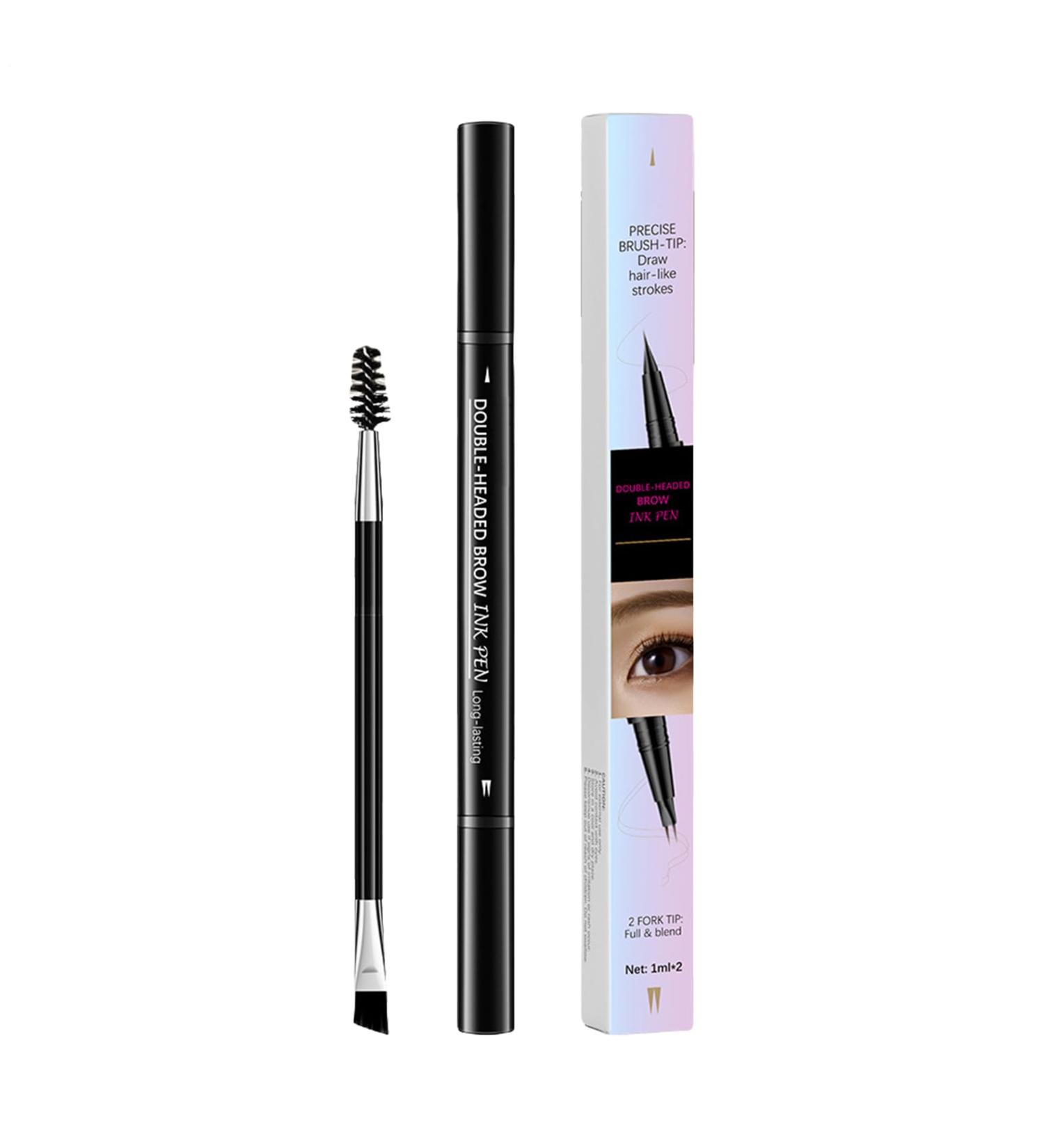 Eyebrow 2in1 Eyebrow Pen Longlasting SmudgeResistant Precision Shaping Doublesided Cosmetic for Professional Makeup 5 - Buy Online on GoSupps.com