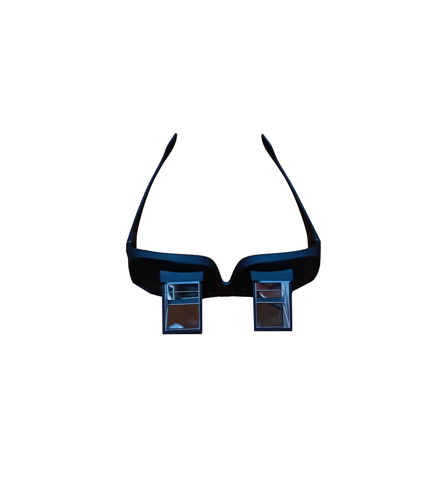 Buy Modern Lazy Glasses for Myopia & Presbyopia - Comfortably Watch TV & Read Lying Down - Black Horizontal Prism Glasses - Buy Online on GoSupps.com
