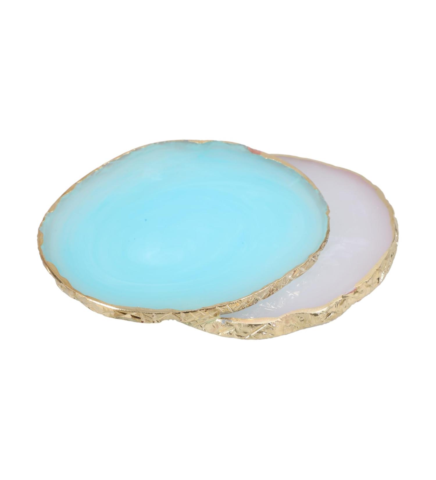  Healvian Healvian 2 Piece Nail Palette Nail Art Palette Nail Polish Mixing Palette Nail Artist Palette Mixing Tray for Nail Polish Nail Art Painting Tray Nail Art Mixing Tray Mixing Palette for Nail Makeup Resin - Buy Online on GoSupps.com