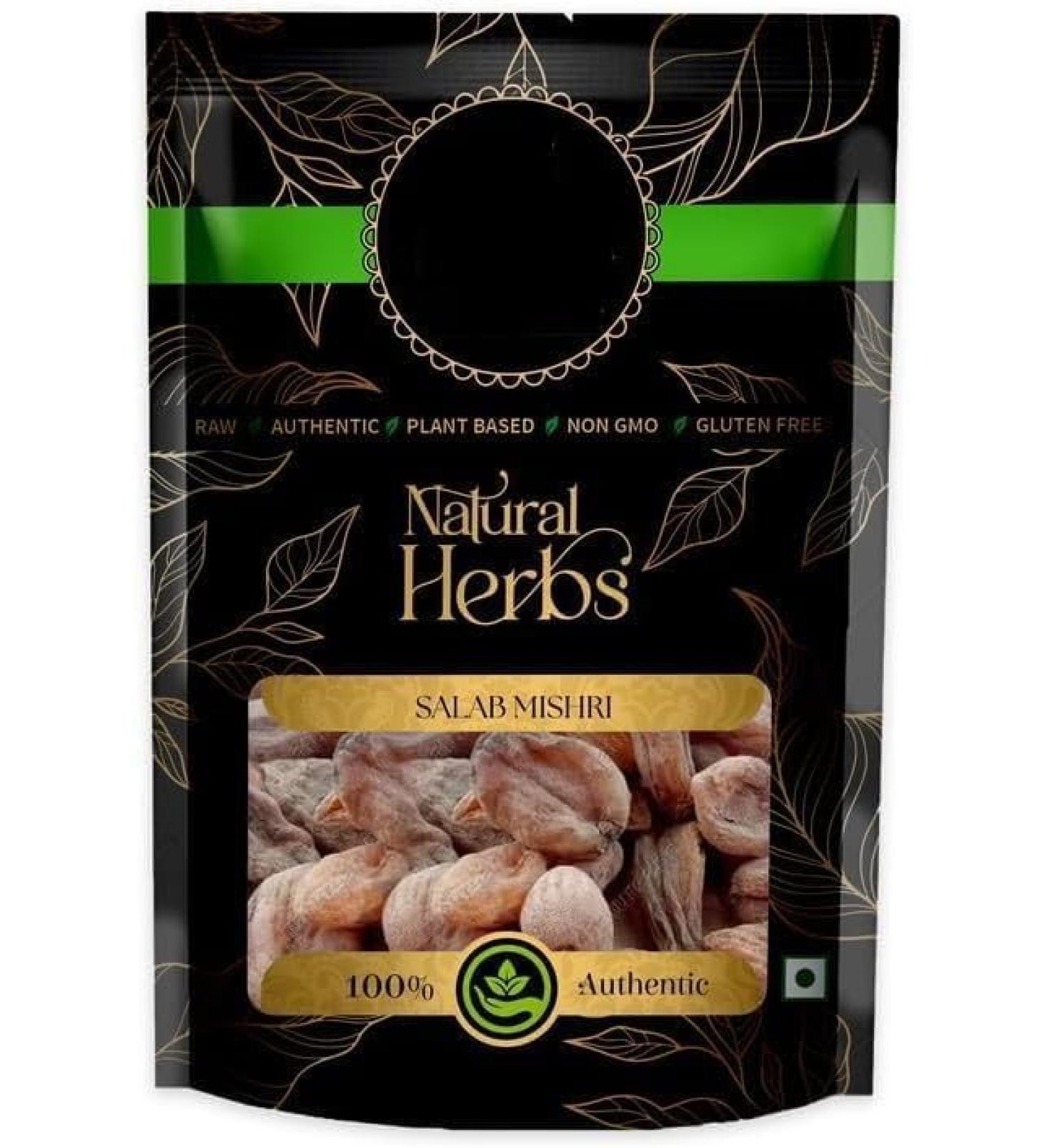 Salab Misri Salap Mishri Salam Mishri Orchid e Latifolia Pure and natural (50 g)