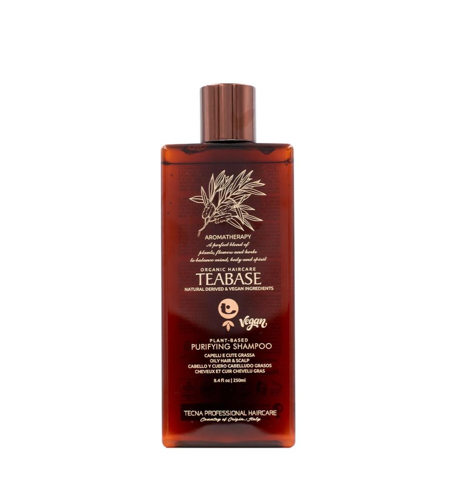 Tecna Teabase Aromatherapy Purifying Shampoo 250ml shampoo per capelli e cute grassa