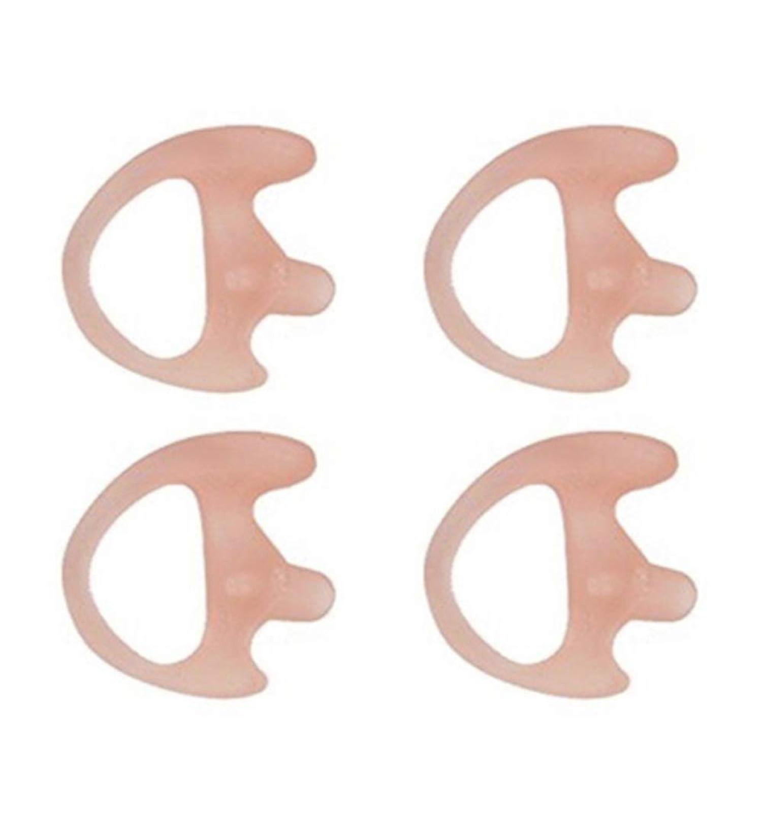 4 Left Small Flesh Flexible Custom Ear Mold Insert | Rubber Gel Earpiece for Police Patrol Duty Gear - International Shipping - Buy Online on GoSupps.com