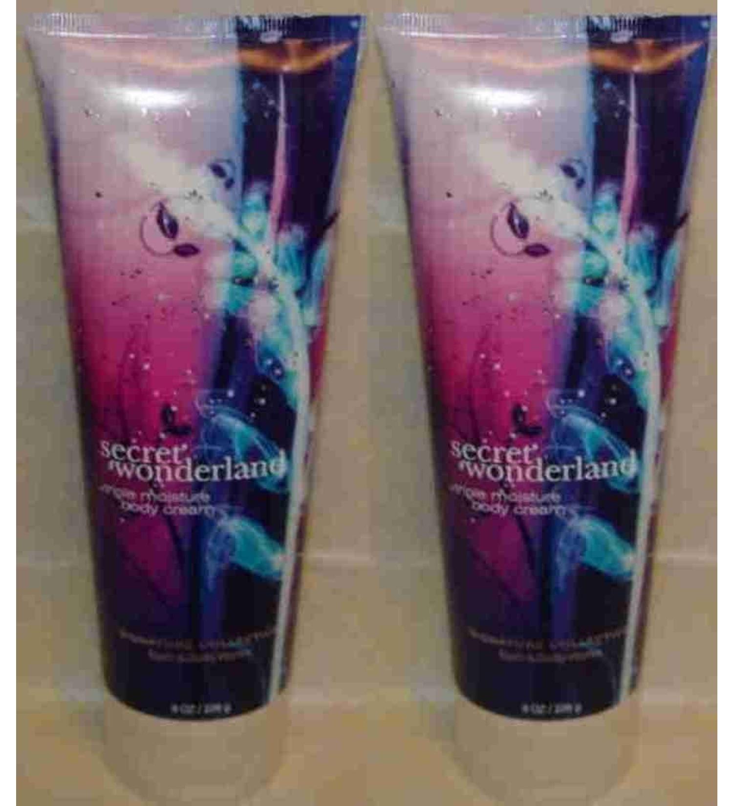 Bath & Body Works Secret Wonderland Body Cream Triple Moisture 2 Each 8 Oz. Tubes