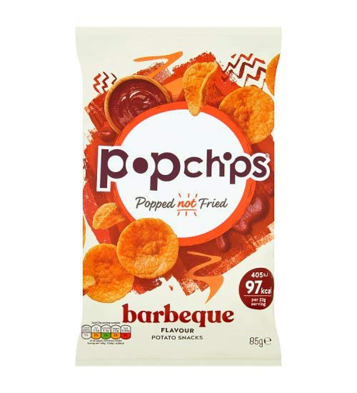 Popchips Popchips Barbeque Potato Chips Popped 85g