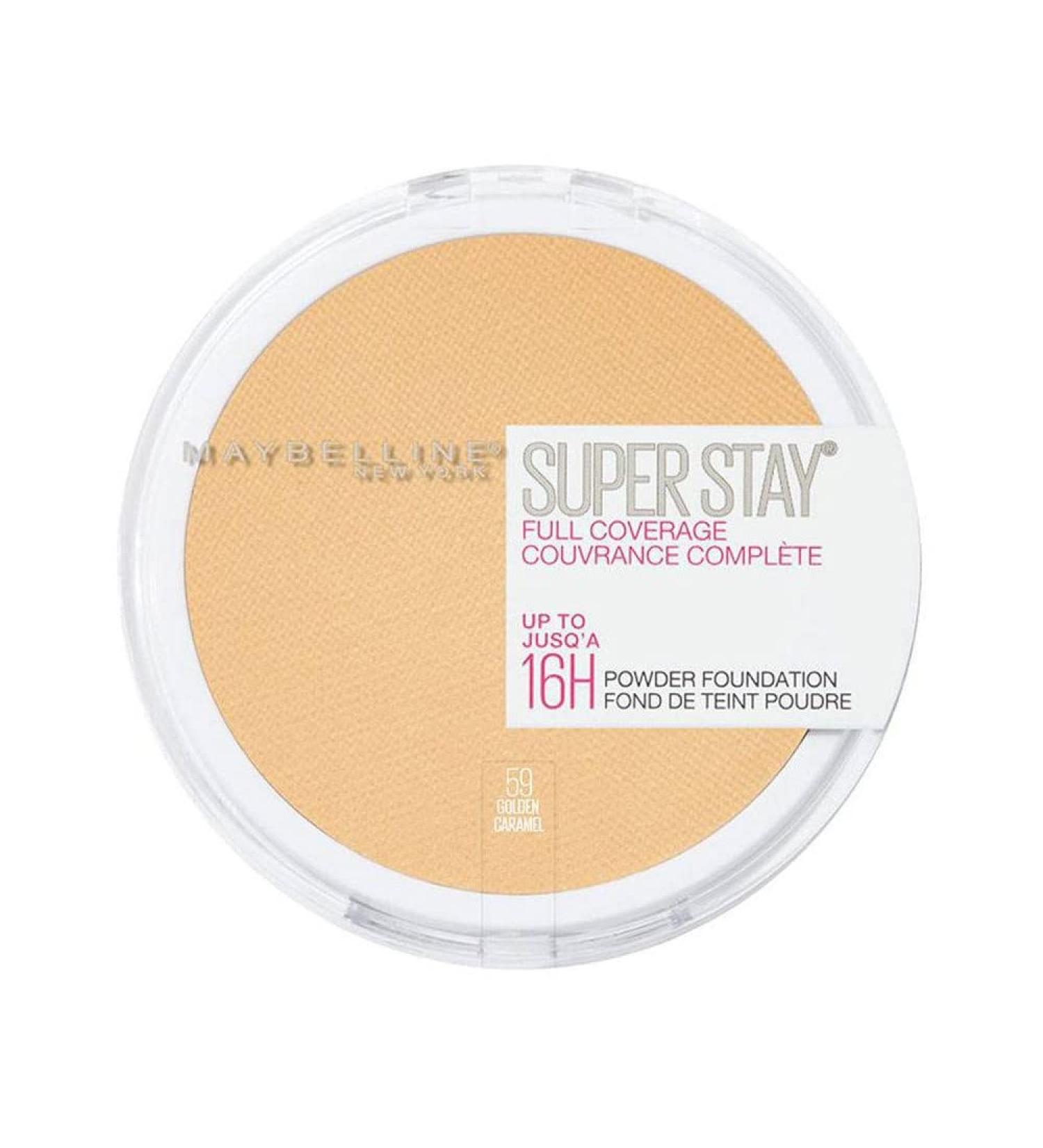 Maybelline New York - Superstay Powder Foundation 16H - 59 Gold Caramel 1.0 unit - Buy Online on GoSupps.com