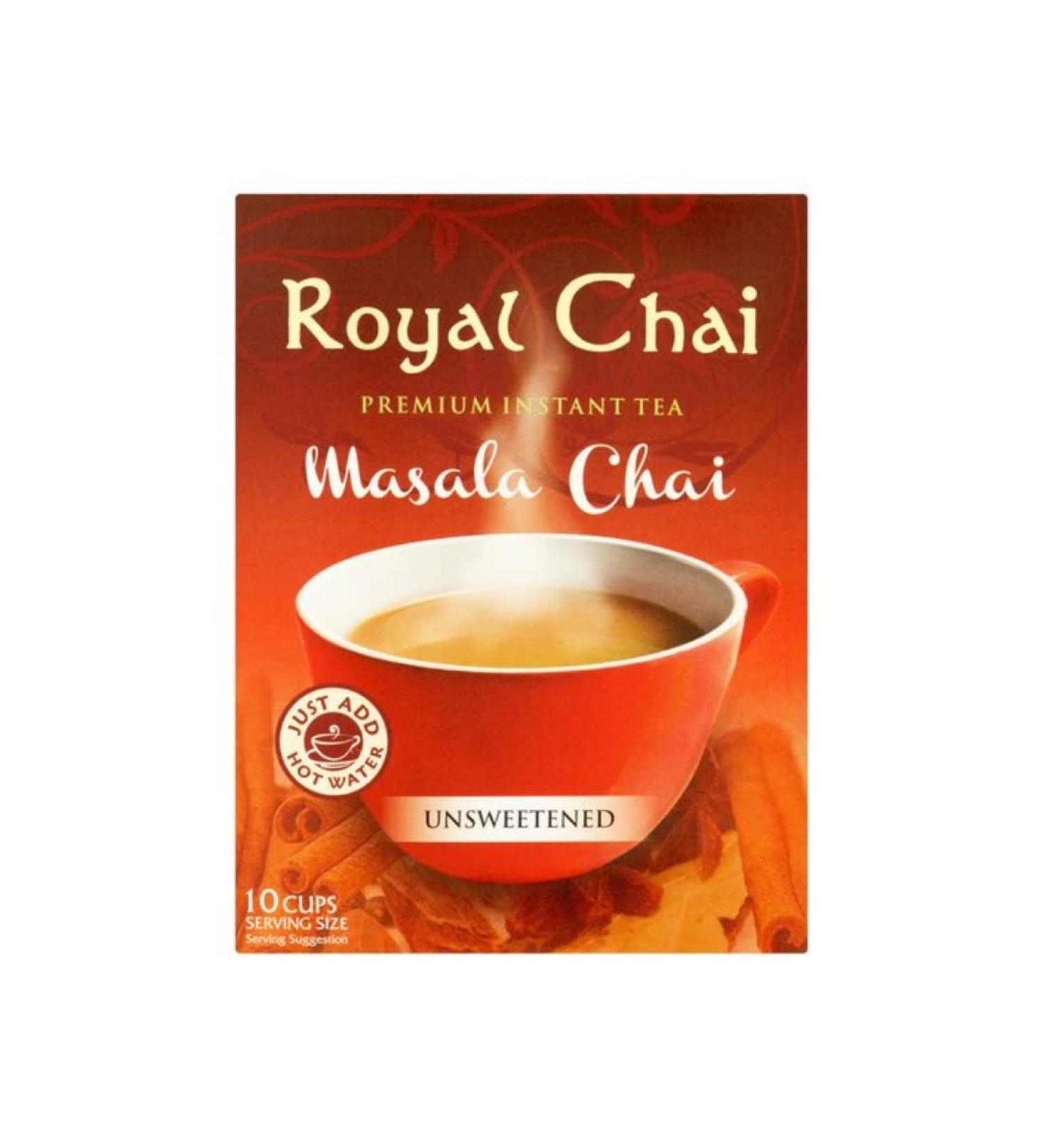 Royal Chai Masala Tea Without Sugar 180gr x 10 pack Chai Masala No Sugar