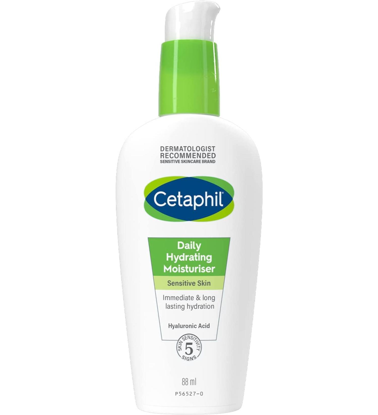 Cetaphil Hydrating Face Moisturizer 88ml for Sensitive Skin with Hyaluronic Acid - Pack of 1 - Buy Online on GoSupps.com