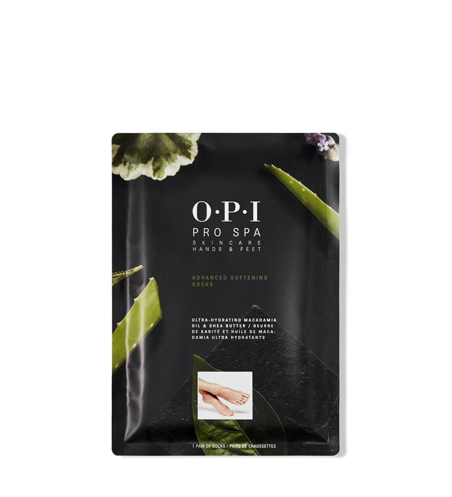 OPI ProSpa Intensive Moisturising Socks with Macadamia Oil & Shea Butter - Anti-Ageing Hand Treatment - Buy Online on GoSupps.com