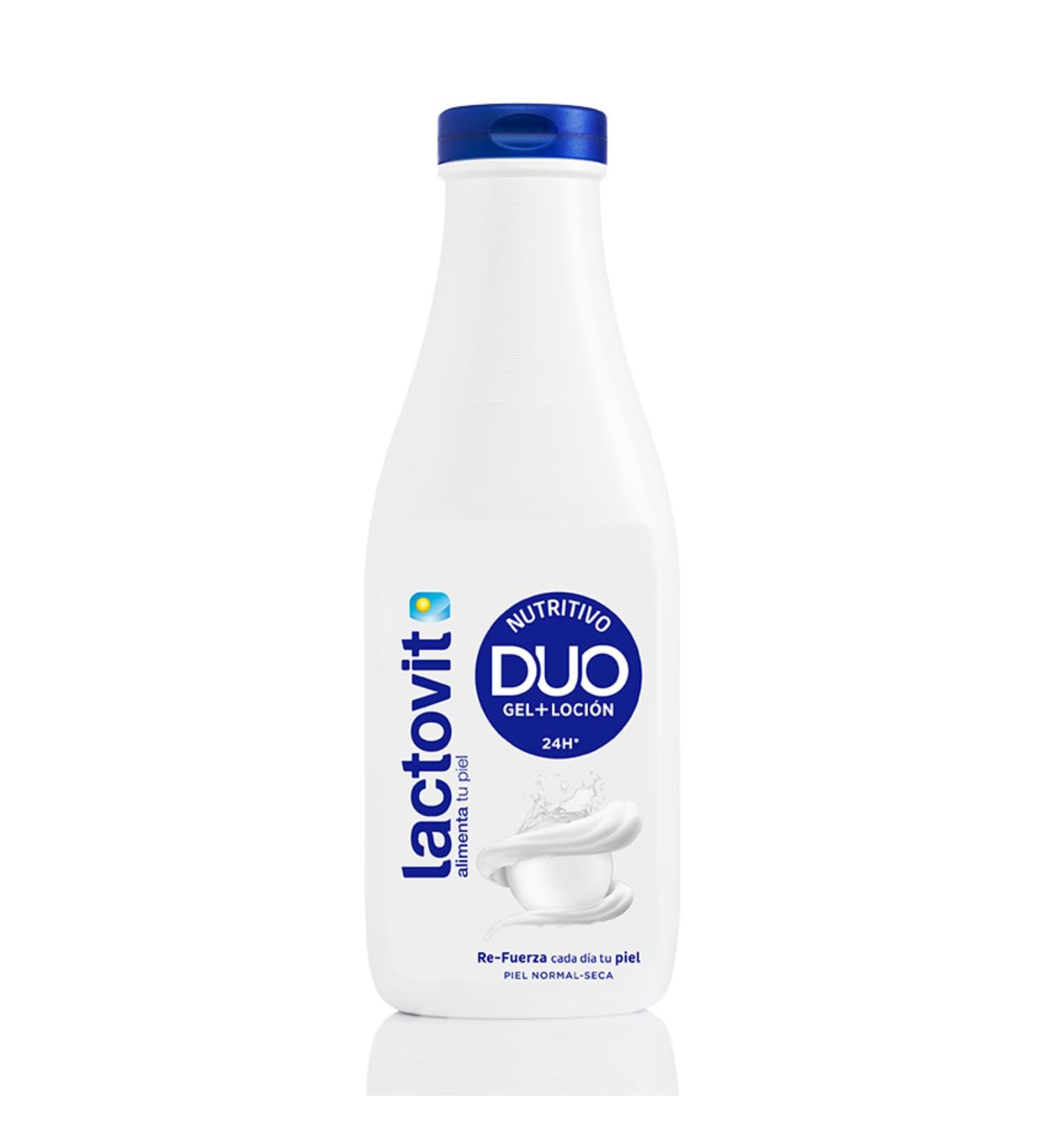 Lactovit Gel + DUO Nutritious Lotion 600ml - 50% Moisturizing Lotion for Normal & Dry Skin | Shop Internationally - Buy Online on GoSupps.com