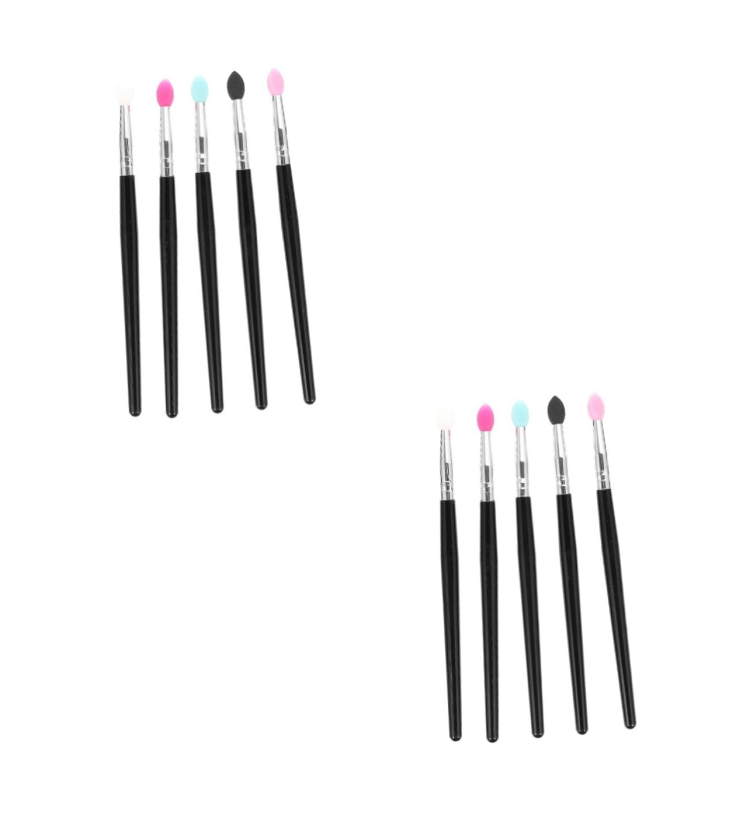 MAGICLULU 10 Pcs Silicone Eyeshadow Brush Makeup Brush Eye Blending Eyeshadow Brush Applicator Miss Lip Balm - Buy Online on GoSupps.com