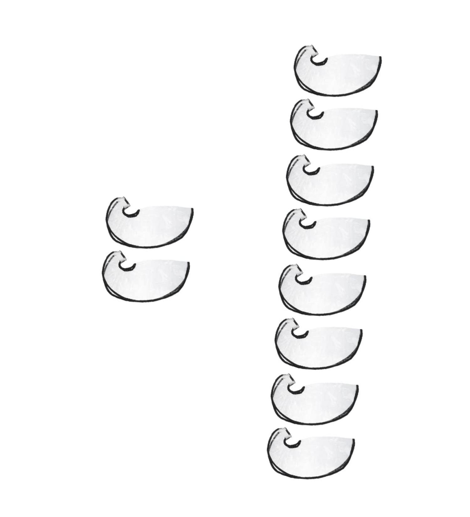 10 Pcs Shampoo Funnel Hair Dye Shampoo Plastic Funnel Upright Hair Wash Funnel Hair Washing Funnel Plastic Hair Washing Funnel Household Hair Dye Tools Hair Funnel Bib - Buy Online on GoSupps.com