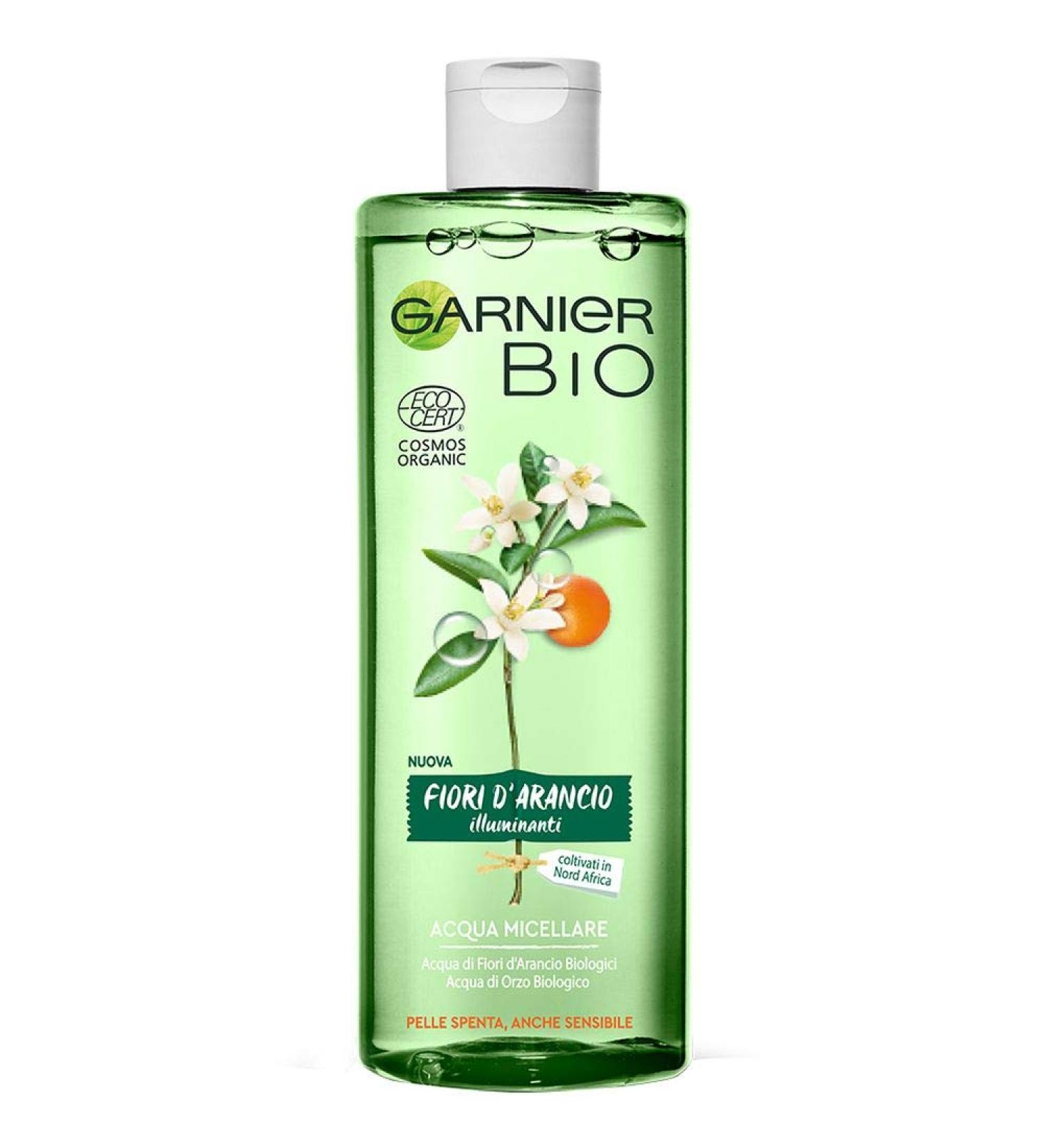 Garnier Bio Micellar Water with Orange Blossoms - 400ml | Organic Barley & Glycerin | International Shipping - Buy Online on GoSupps.com