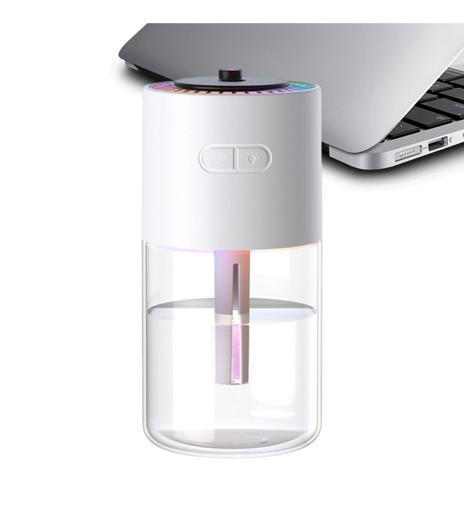 Tabletop Humidifier - Desk Air Humidifier Personal Facial Mister Rechargeable Cool Mist Humidifiers with Starry Projector Personal Desktop Humidifier for Bedroom Nightstand White - Buy Online on GoSupps.com