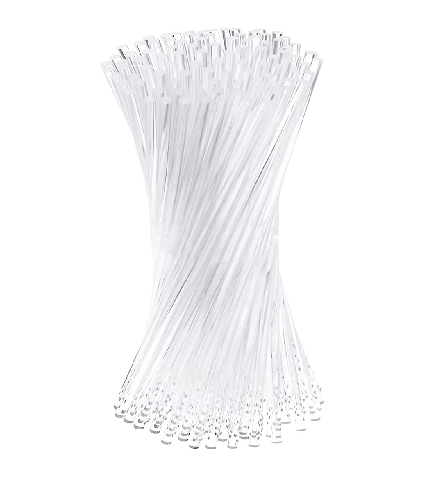 watera 100 Pieces 4 Inch Acrylic Lollipop Sticks Clear Reusable Acrylic Rods for Making Lollipops Cake Candy Chocolates - Buy Online on GoSupps.com