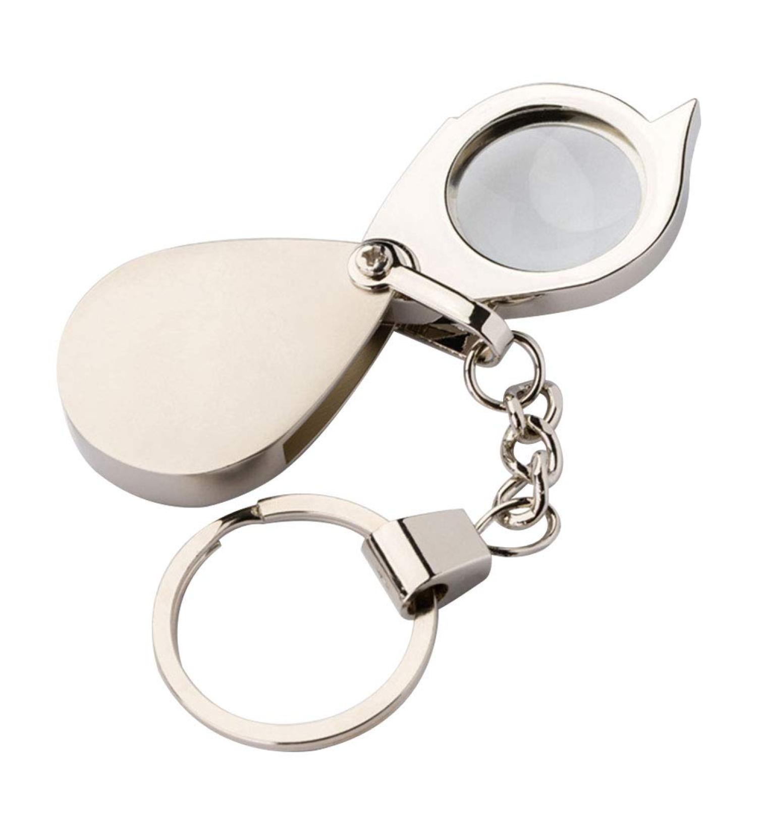 SUPVOX 15x Magnifying Glass Keychain - Mini Portable Foldable Handheld Magnifier for Easy Reading - Buy Online on GoSupps.com