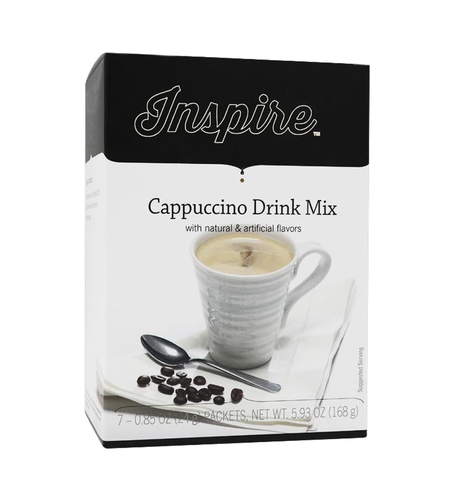 Bariatric Eating Inspire 15g Hot Protein Mix Decaf Cappuccino (1-Pack)