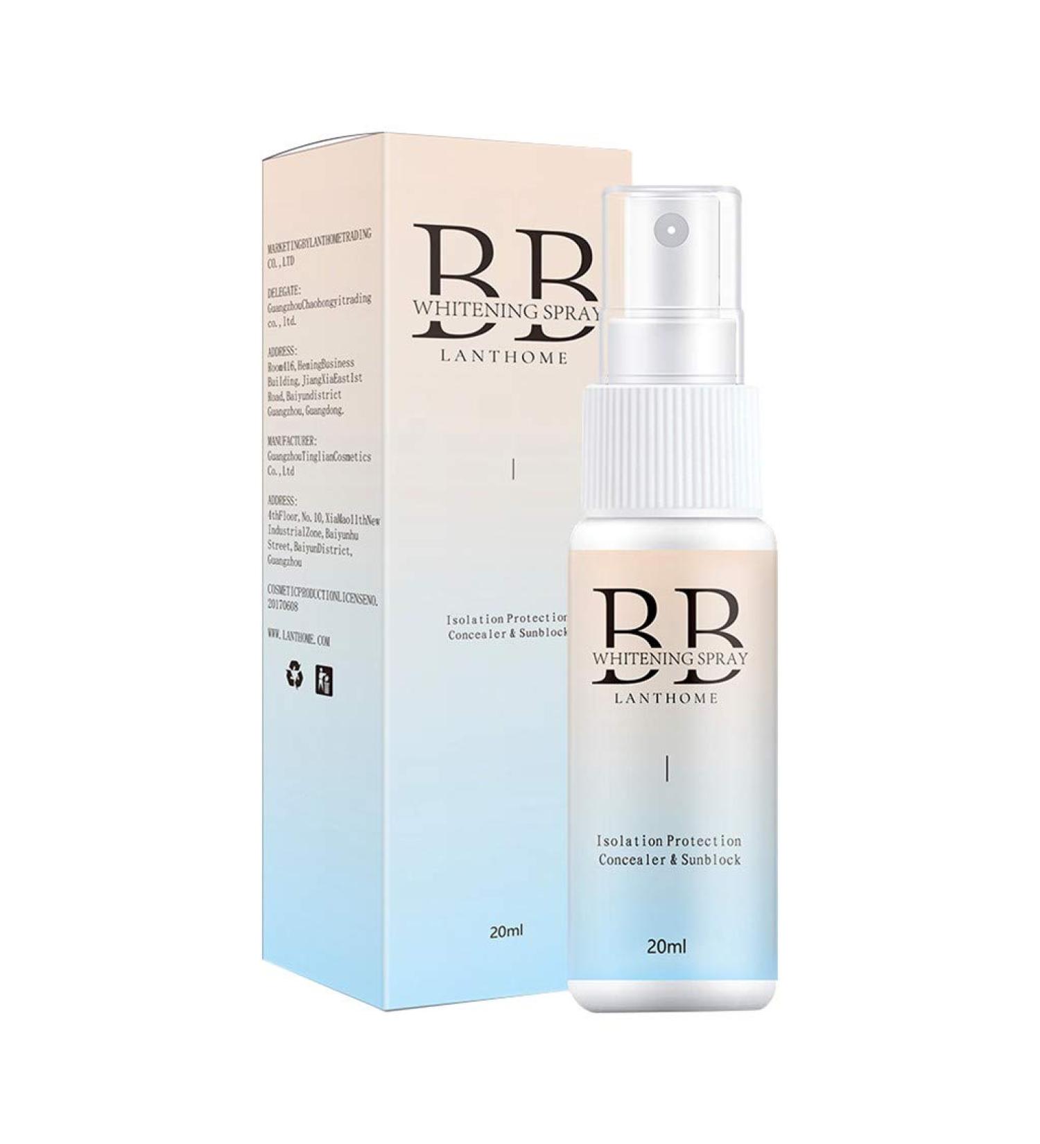 Nibito Whitening Spray: Waterproof BB Cream for Women - Moisturizing & Brightening Formula with Sunscreen - Summer Essential - Buy Online on GoSupps.com