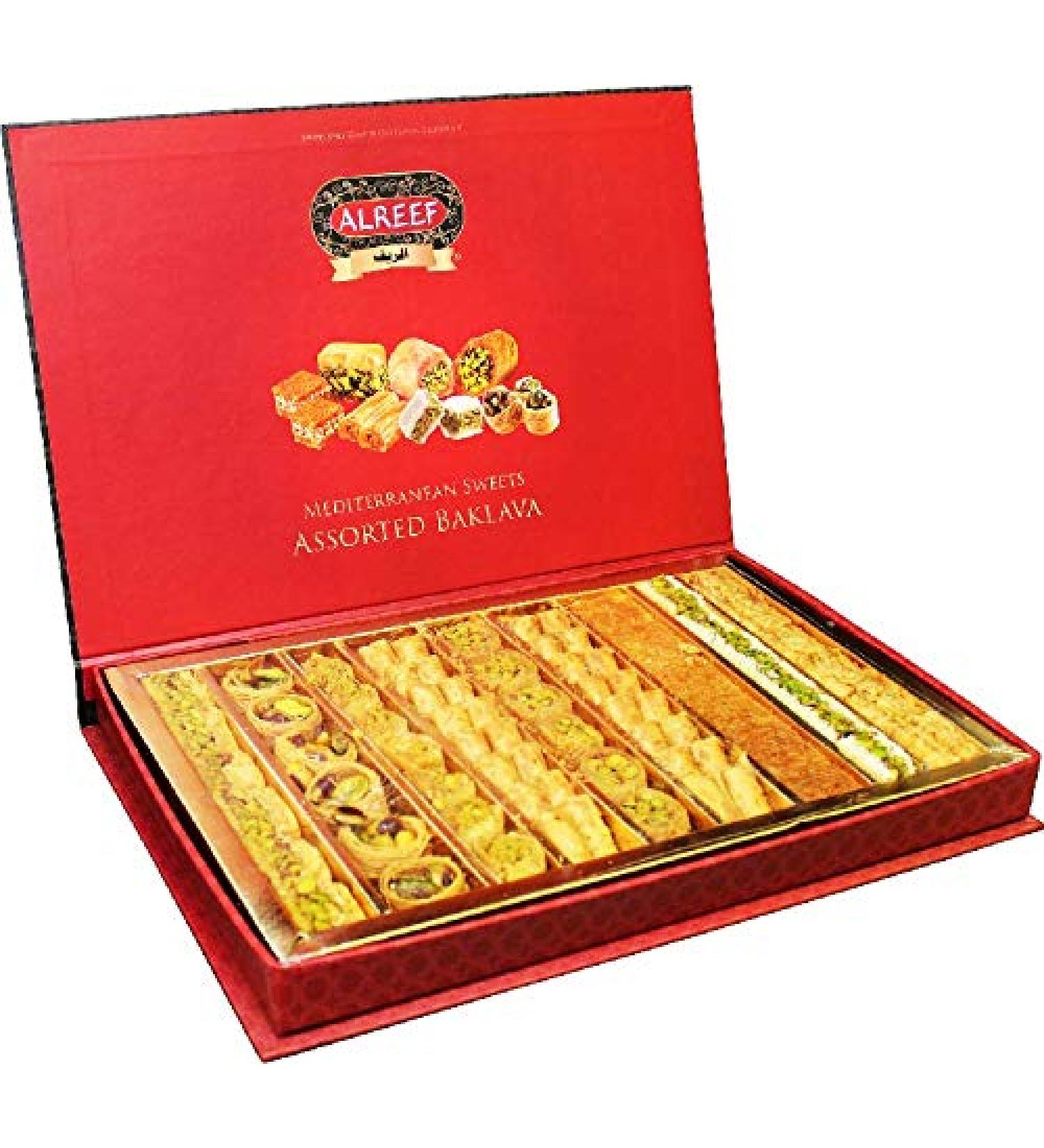 Alreef Assorted Mediterranean Baklava 800g (70-80PCS) - Buy Online on GoSupps.com