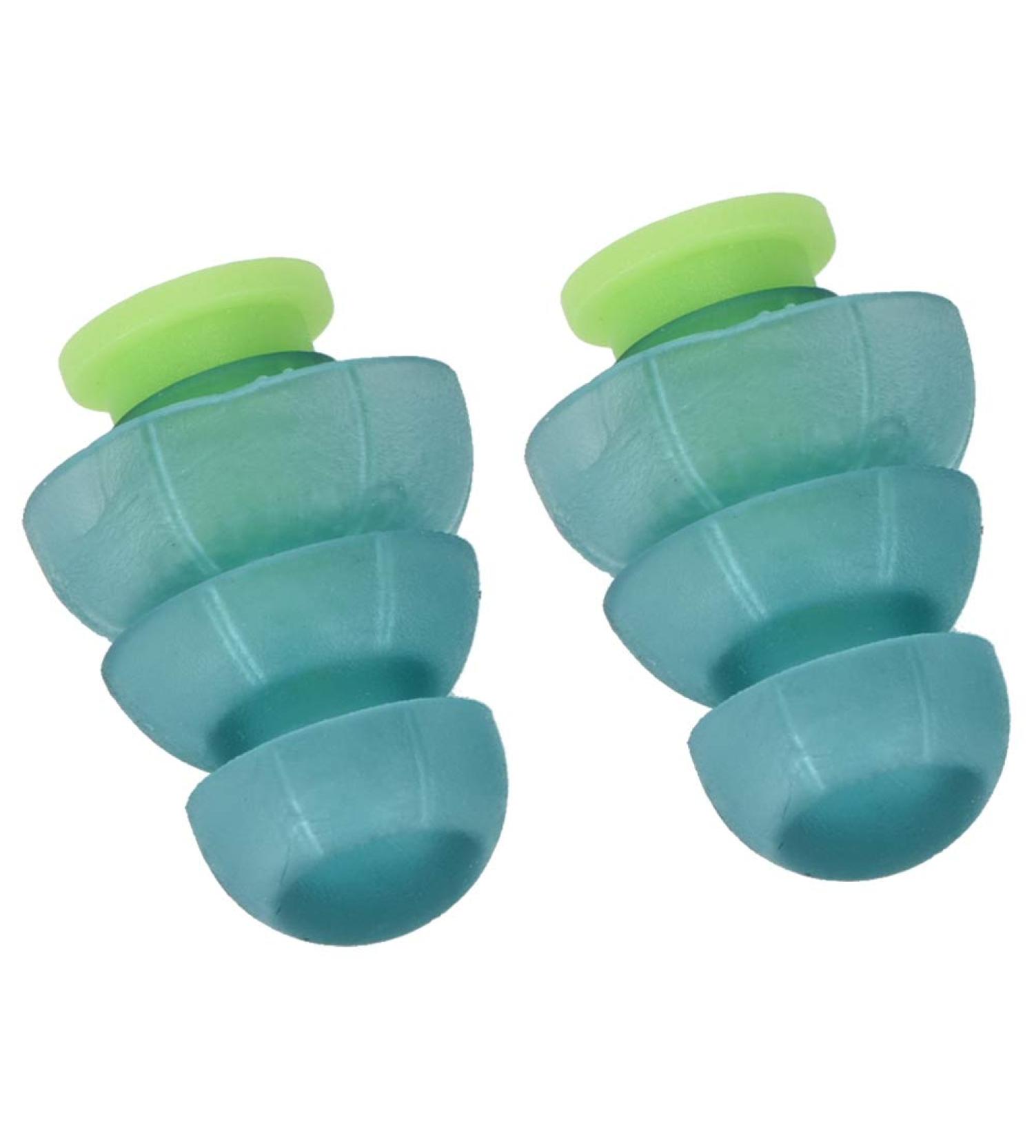 Dual Color Noise Canceling Earplugs - Silicone Earplugs for Sleep Study and Travel | Best for Airplane Noise Reduction - Buy Online on GoSupps.com