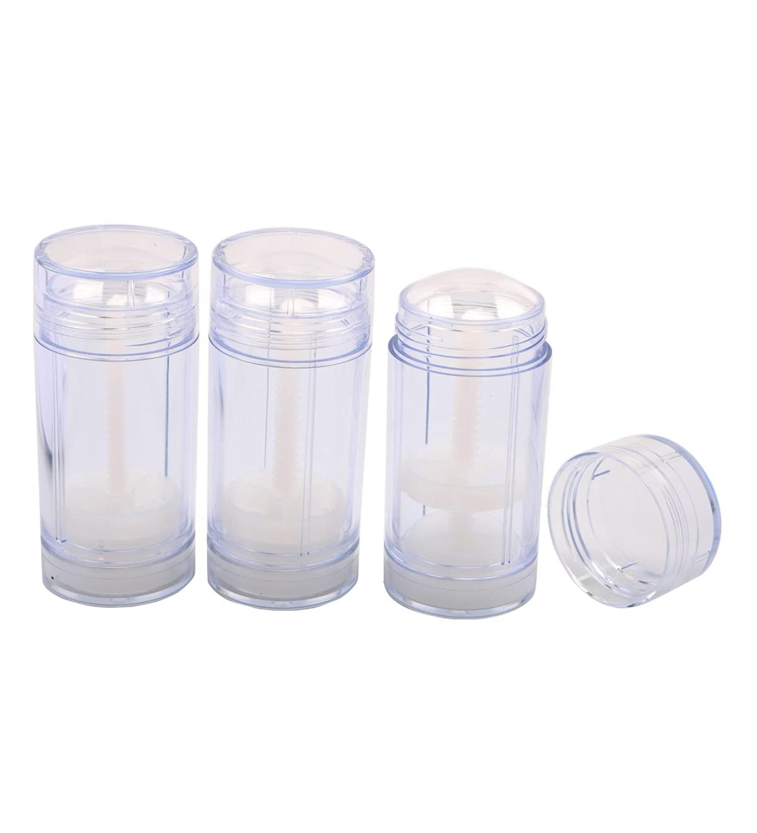 Wresty 1oz/30ml Clear Deodorant Containers Empty Plastic Twist-up Deodorant Bottles Bottom Filling Makeup Bottles DIY Cosmetic Glue Stick Lip Balm Tubes (3 Pcs) - Buy Online on GoSupps.com