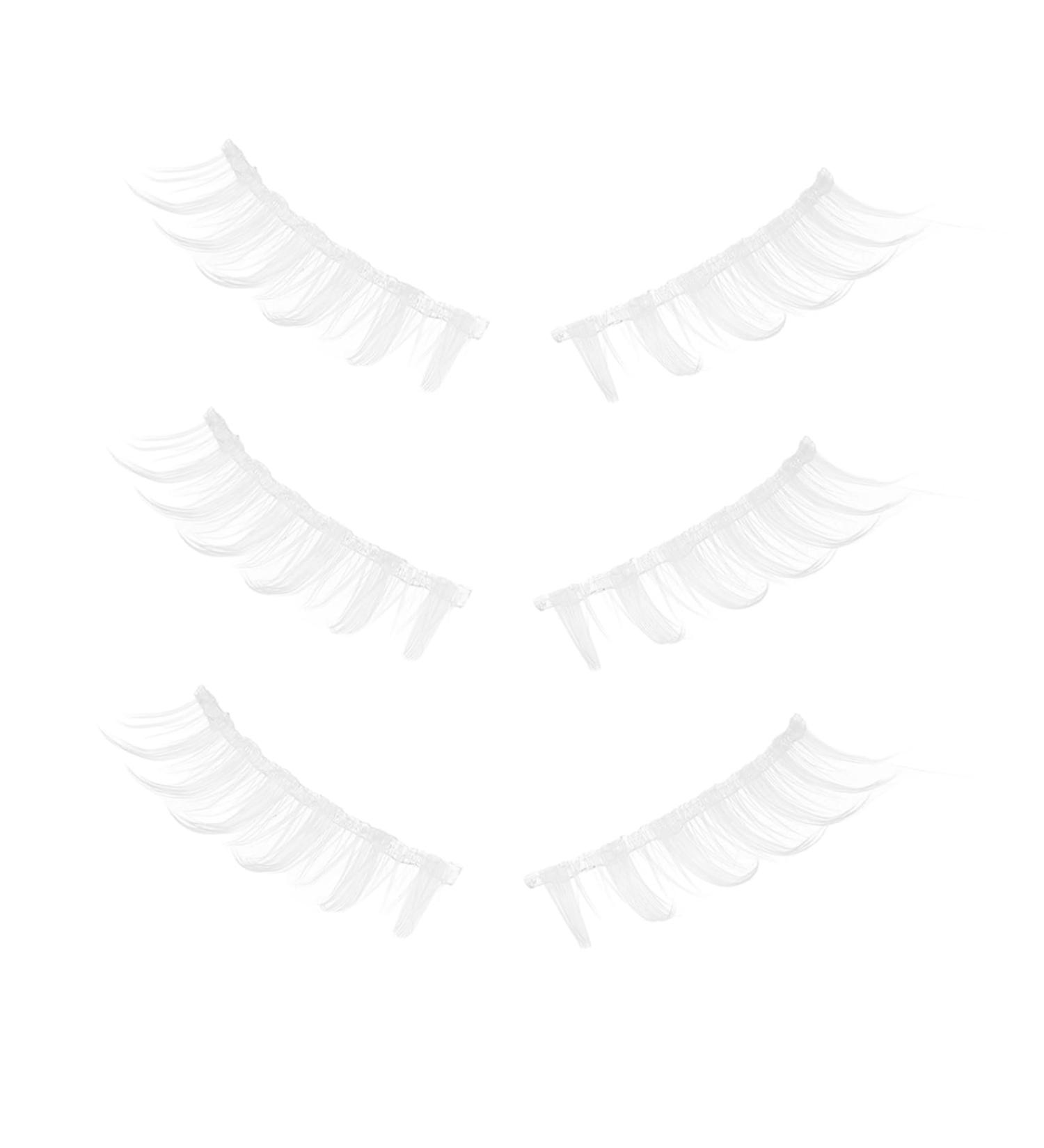 Beaupretty 3 Pairs extend prom Accessories natural eyelashes Fake eyelashes 3d make up cosmetic cosmetics natural cosplay Japan eyelash cross japanese lashes white artificial - Buy Online on GoSupps.com