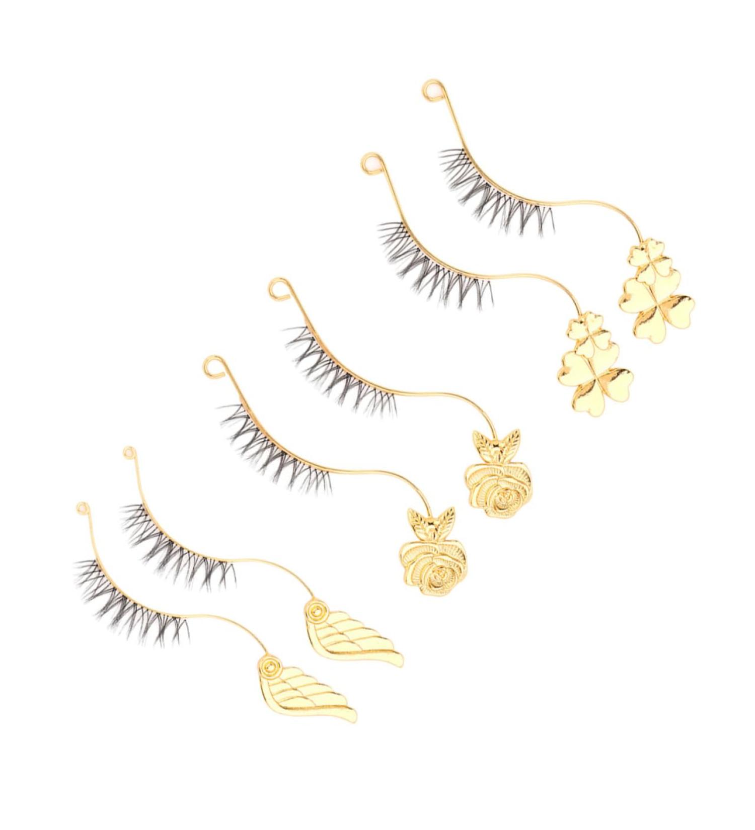 Beavorty 3 Pairs Fake Eyelash Applicator Tool - Delicate Lash Curler for Extensions & Mascara | Easy False Lashes Application - Buy Online on GoSupps.com