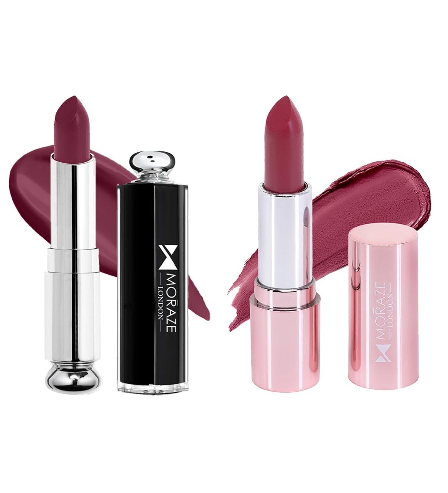 Pack of 2 Stick Creamy Lipstick Waterproof Long-Lasting | Temp+Boss | Buy Internationally - Buy Online on GoSupps.com