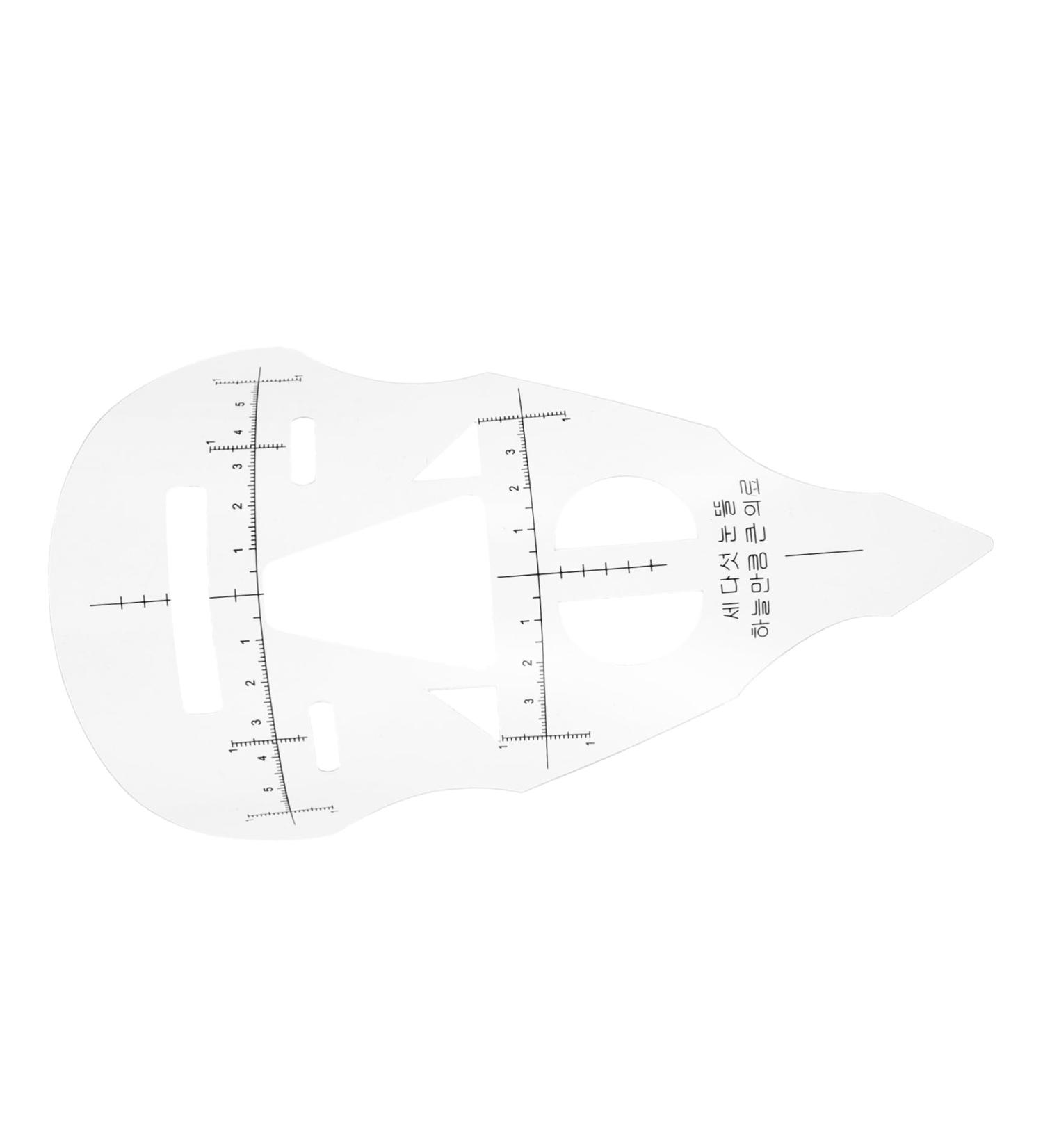 Healeved 2 Pcs Lip Ruler Eyebrow Shaping Tool Microblading Stencils Eyebrow Shaper Tool Thread Painting Pen - Buy Online on GoSupps.com