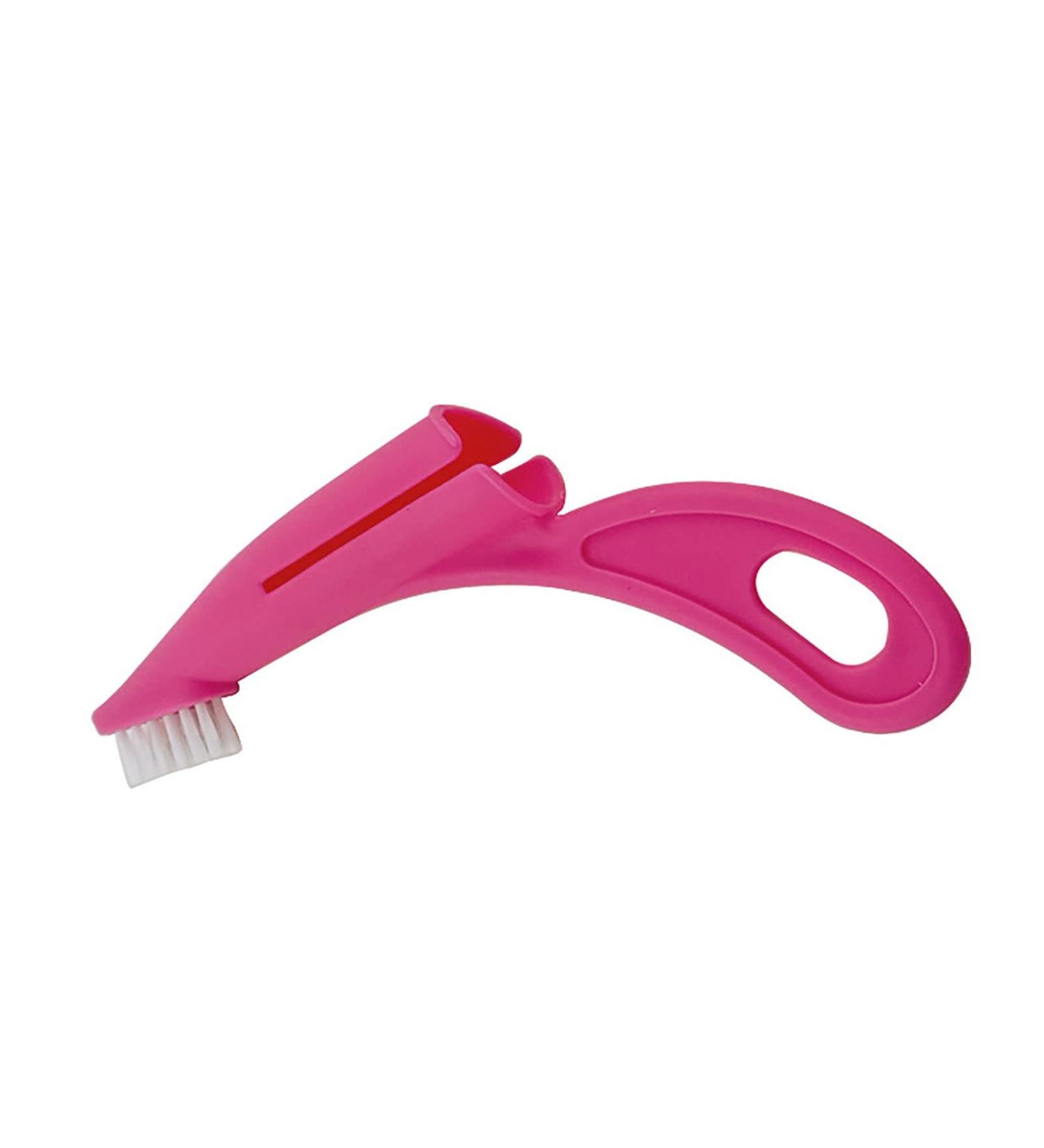 Soft Bristle Dog Finger Brush Dental Oral Care Kit for Pet Teeth and Gums Cleaning Suitable for Dogs and Cats (Red) - Buy Online on GoSupps.com