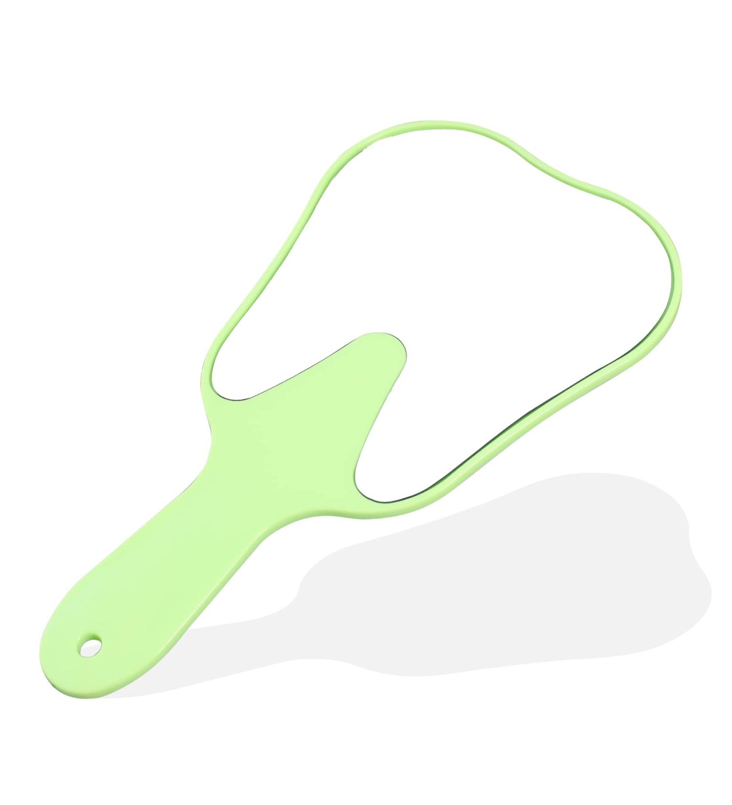 Cute Tooth Shaped Dental Mirror - Ideal Oral Clinic Gift for Women & Kids (Green) - International Shipping - Buy Online on GoSupps.com