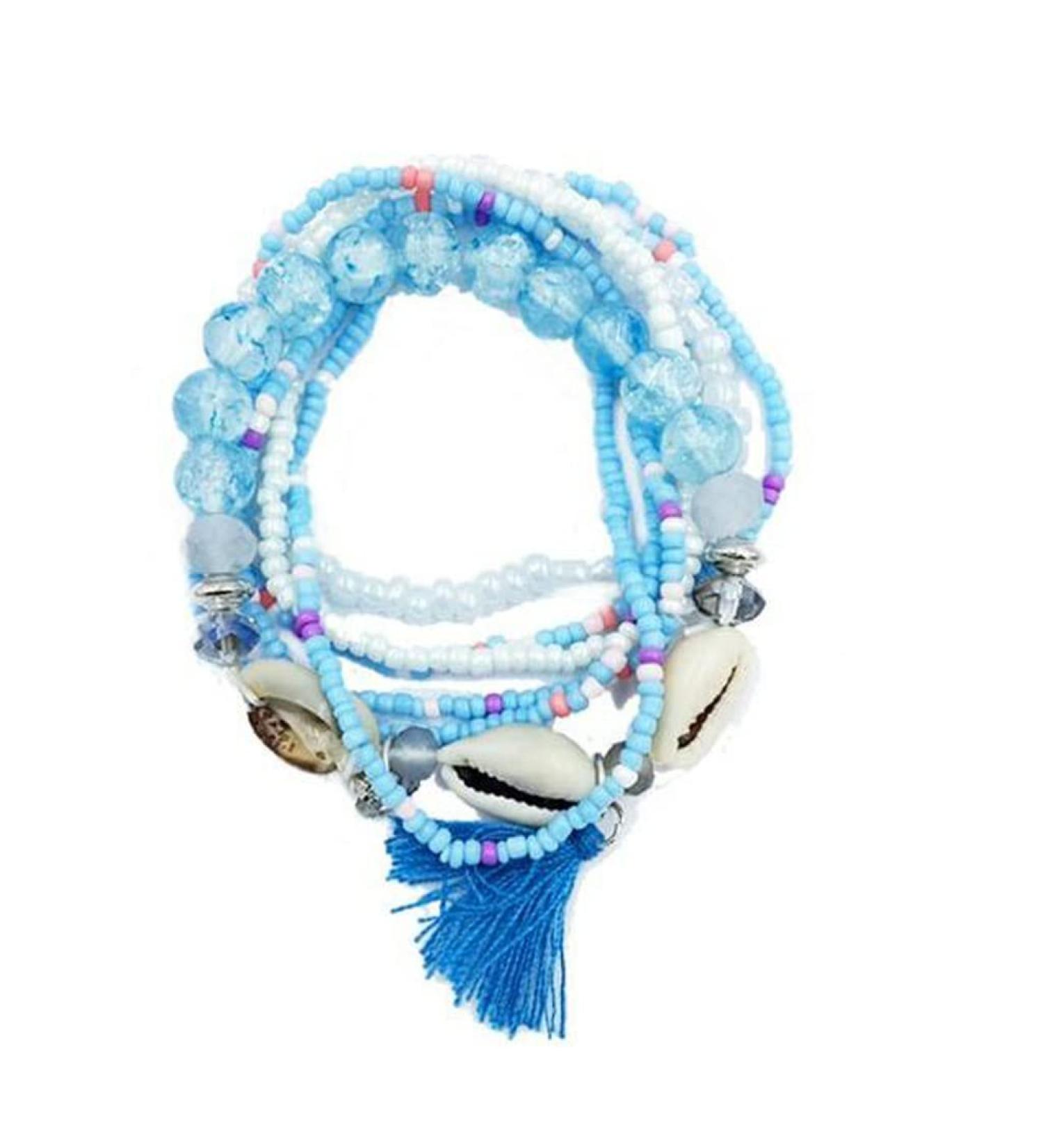 7 Teile/satz B hmen Charme Strang Kristall Perlen Armband Set Frauen M dchen Perle 18cm A - Buy Online on GoSupps.com