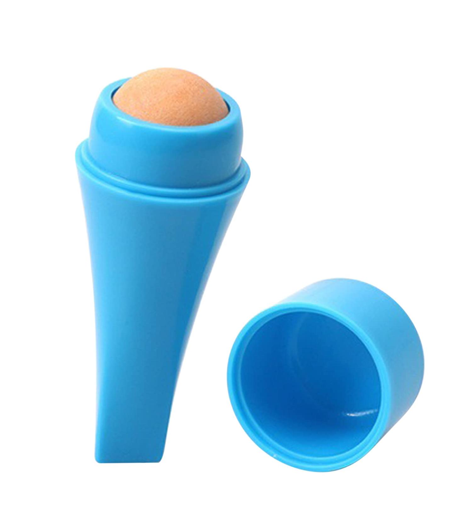 Coniya Oil-Absorbing Volcanic Facial Scooter - Reusable Mini Massage Tool for Oil Control | Blue | At Home & On-the-Go - Buy Online on GoSupps.com