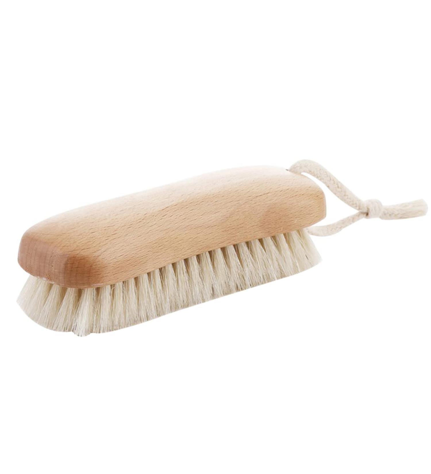 Buy Gleavi 2-St Cloth Washing Brush - Wooden Handle Cleaning Brushes for Shoes Coats & More | Eco-Friendly Bamboo & Bristle Design - International Shipping Available - Buy Online on GoSupps.com