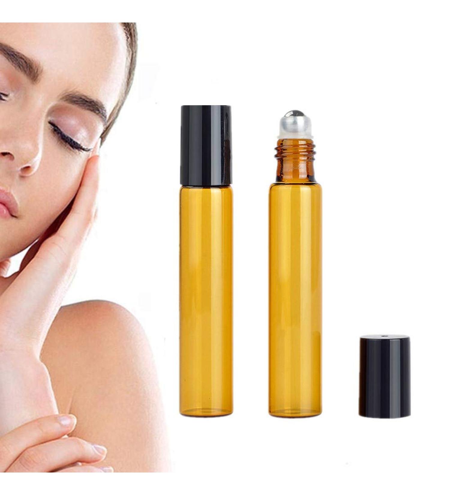 Zuoluo Essential Oil Roll-On Glass Bottles | Ideal for Travel & Home Use - Perfect Ink Roller Bottles for Essential Oils - Buy Online on GoSupps.com