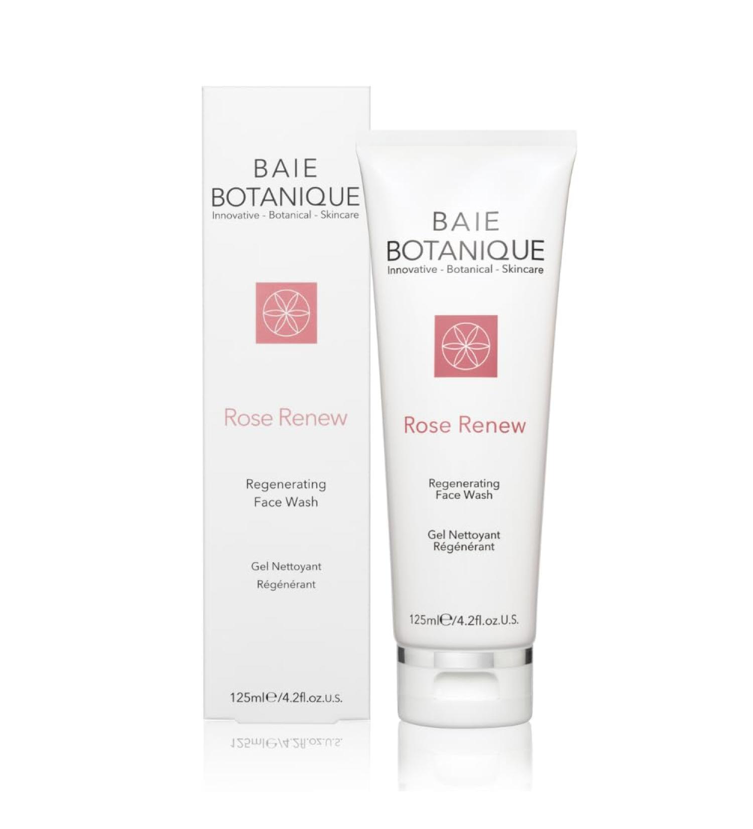 Baie Botanique Rose Renew | Organic Non-Toxic Face Wash | Rose Water & Aloe Vera | Vegan & Paraben Free | Sensitive Skin Safe | 125ml - Buy Online on GoSupps.com