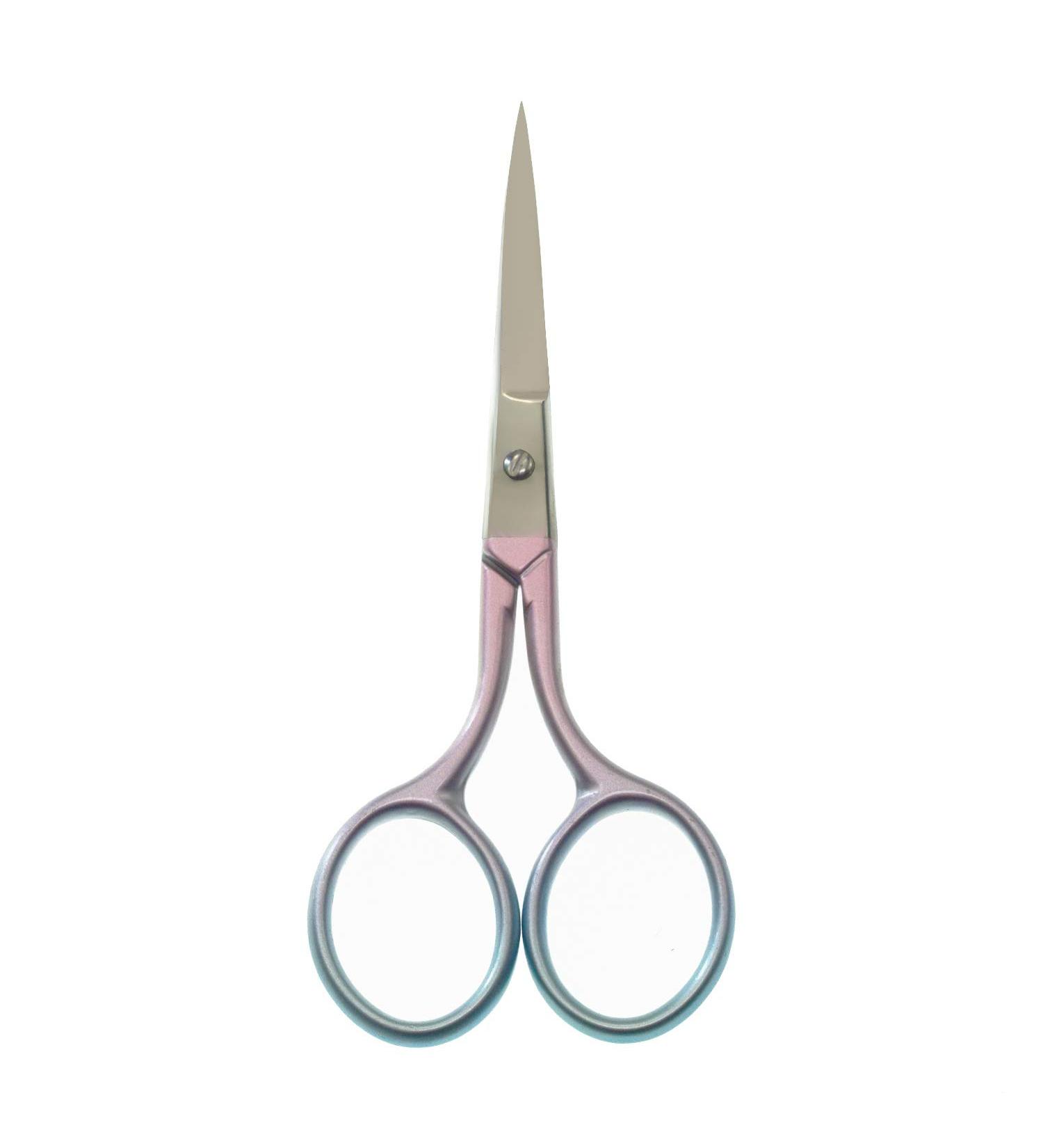 Motanar Multicolor Professional Grooming Scissors - Stainless Steel Facial Hair Removal and Trimming Scissors 3.9 Inch - Pink - Buy Online on GoSupps.com